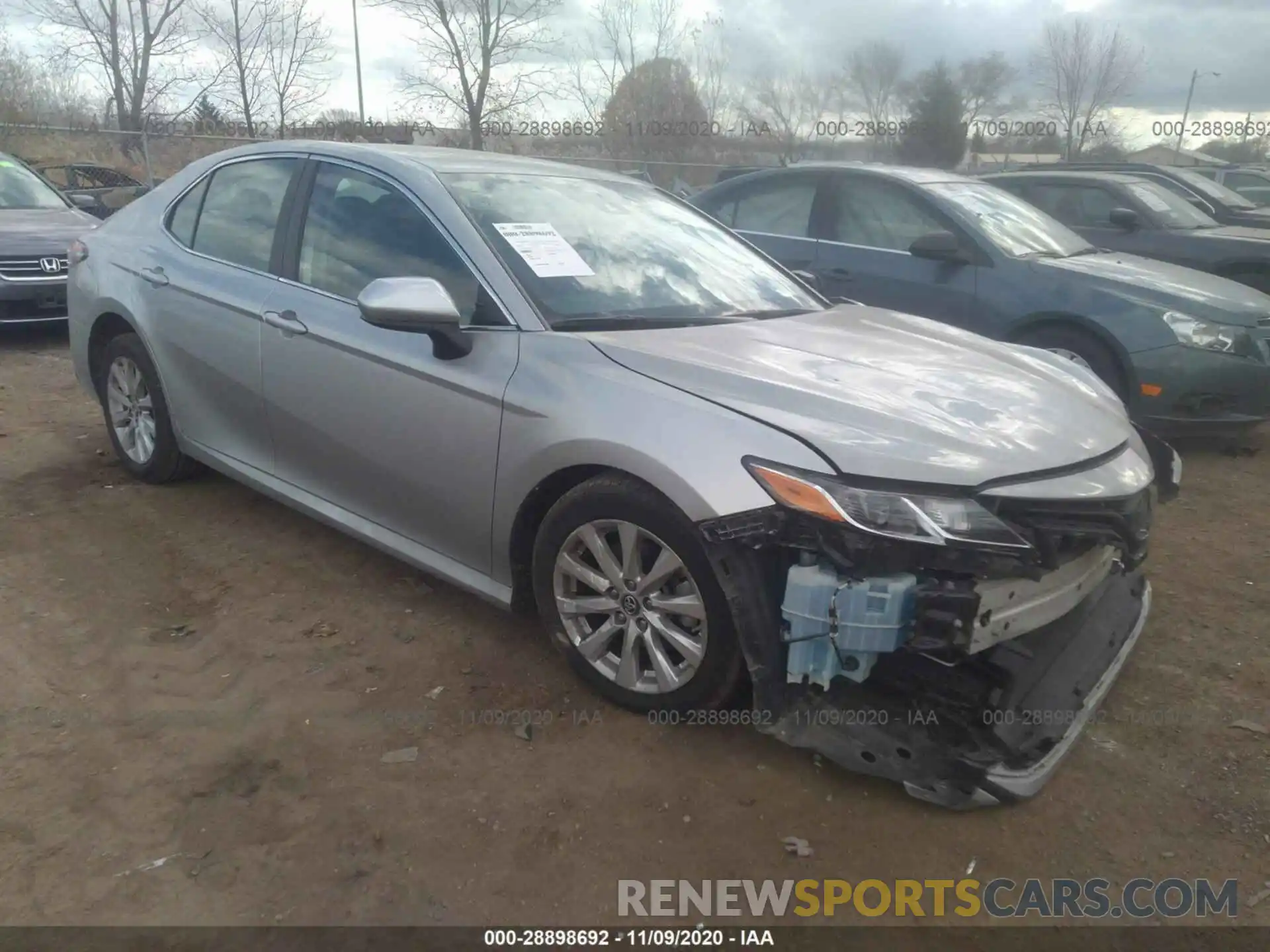 1 Photograph of a damaged car 4T1B11HK4KU789746 TOYOTA CAMRY 2019