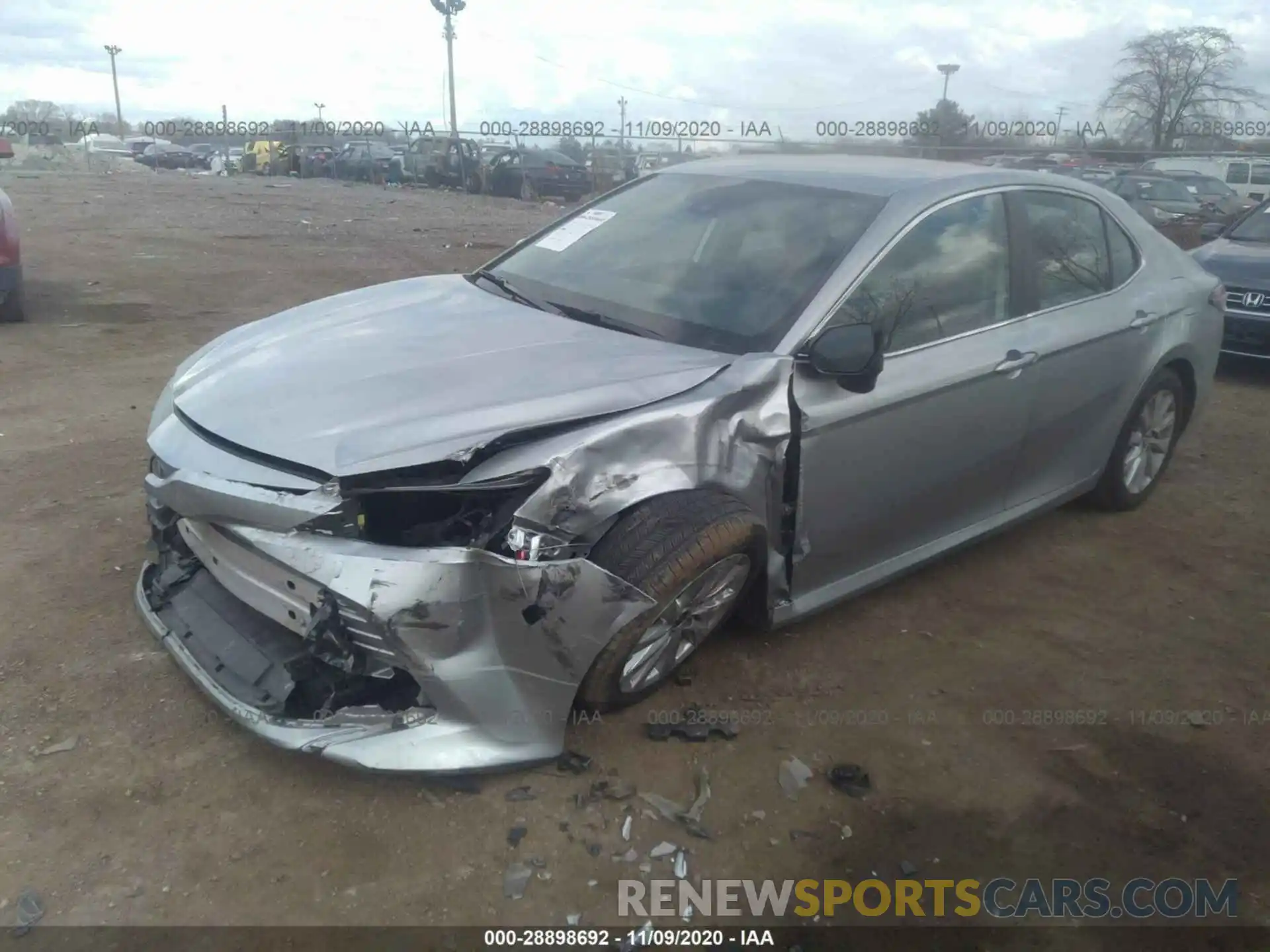 2 Photograph of a damaged car 4T1B11HK4KU789746 TOYOTA CAMRY 2019