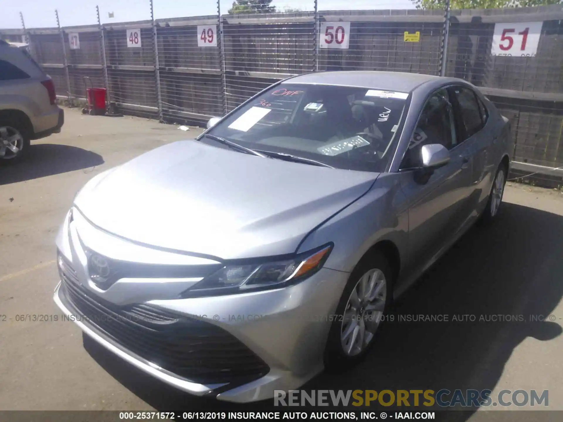 2 Photograph of a damaged car 4T1B11HK4KU790886 TOYOTA CAMRY 2019