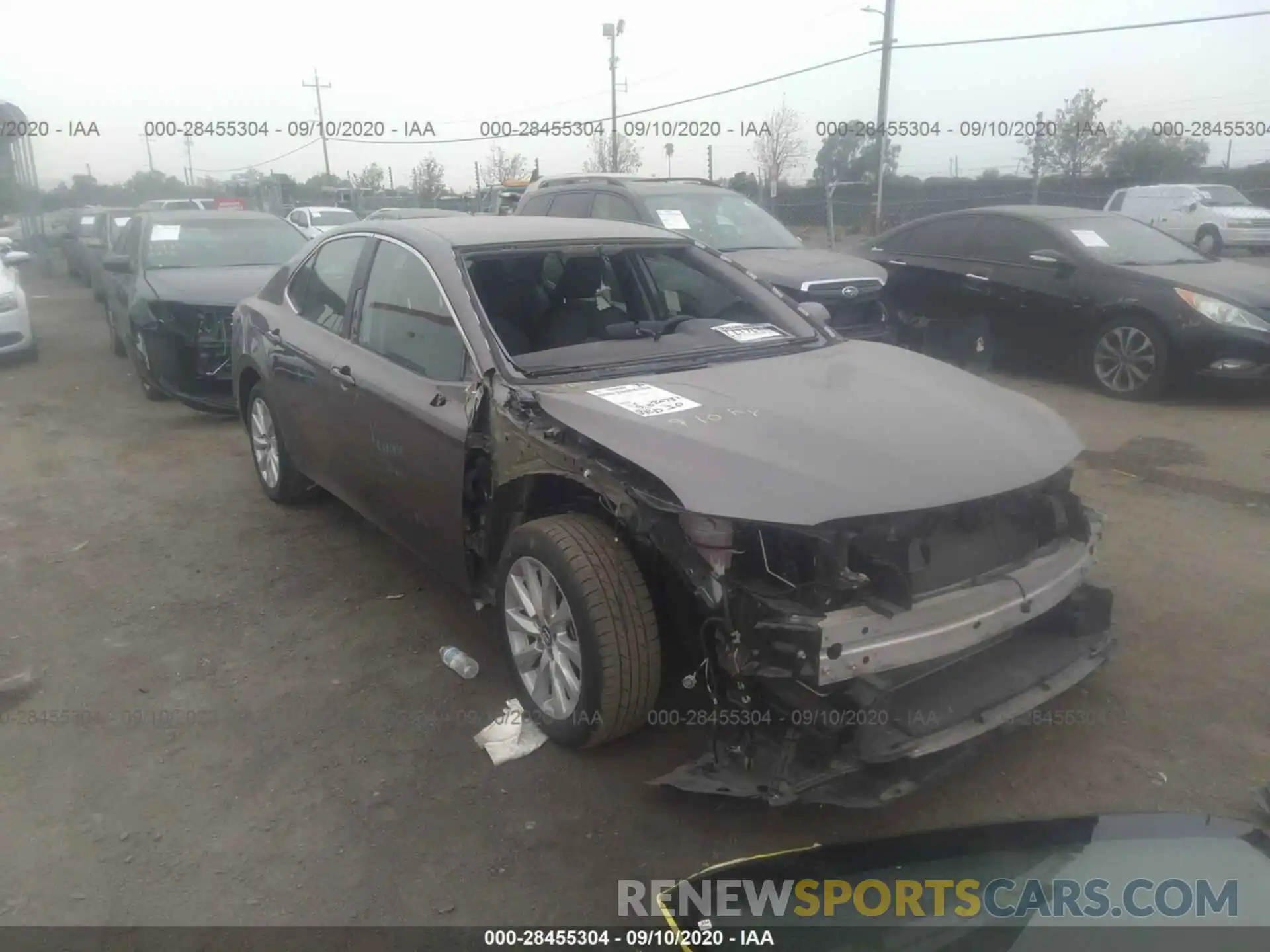 1 Photograph of a damaged car 4T1B11HK4KU792355 TOYOTA CAMRY 2019