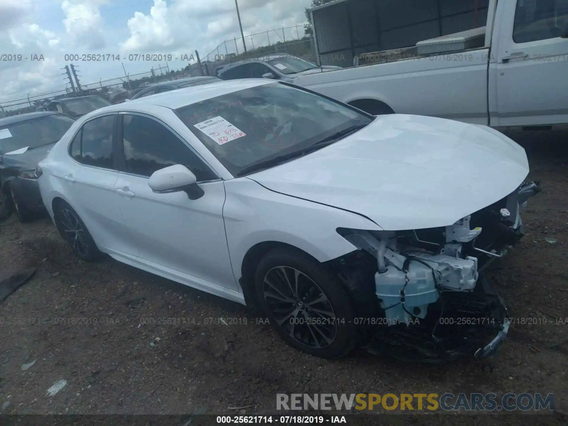 1 Photograph of a damaged car 4T1B11HK4KU793845 TOYOTA CAMRY 2019