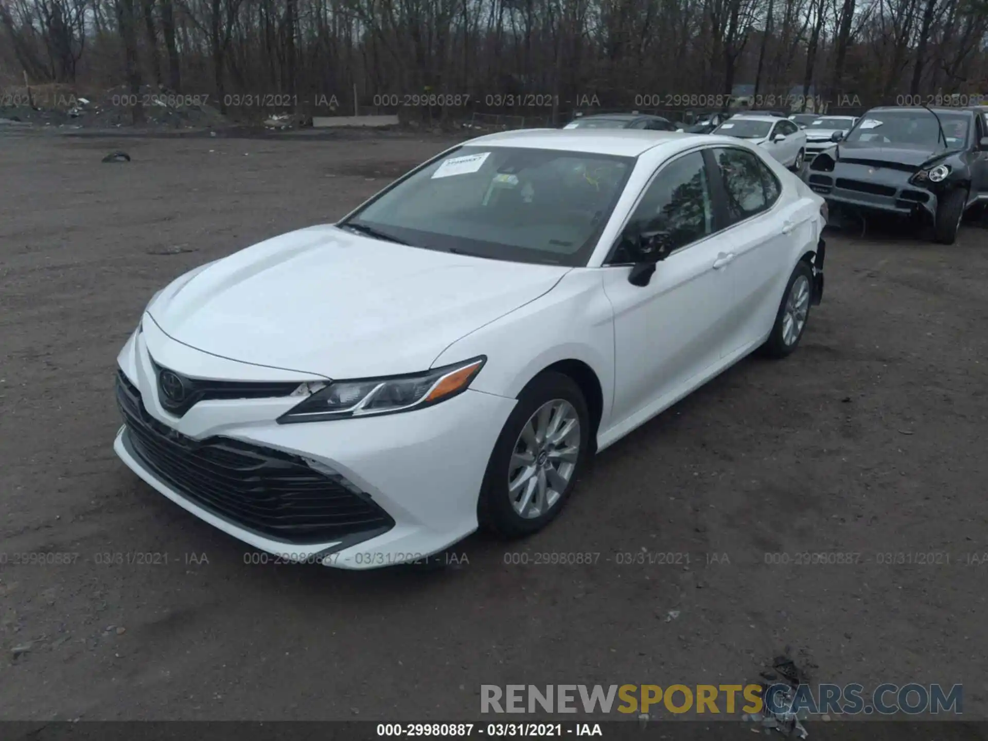 2 Photograph of a damaged car 4T1B11HK4KU794493 TOYOTA CAMRY 2019