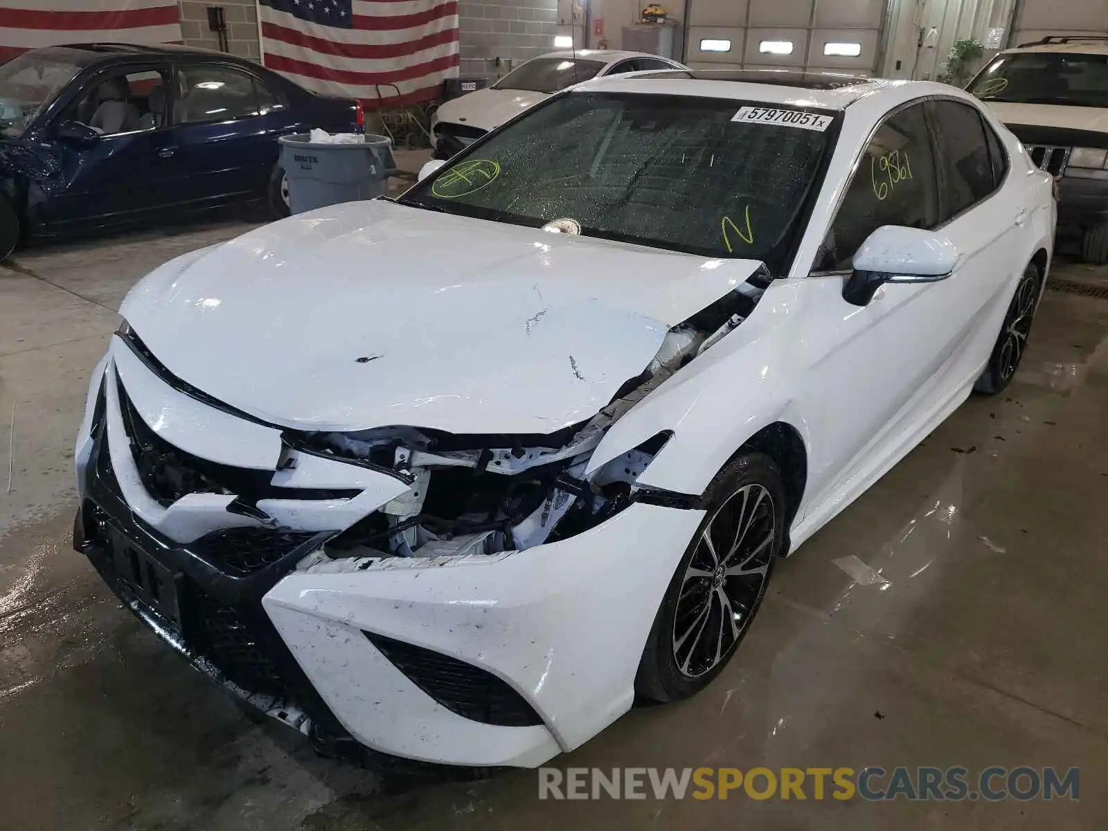 2 Photograph of a damaged car 4T1B11HK4KU794641 TOYOTA CAMRY 2019