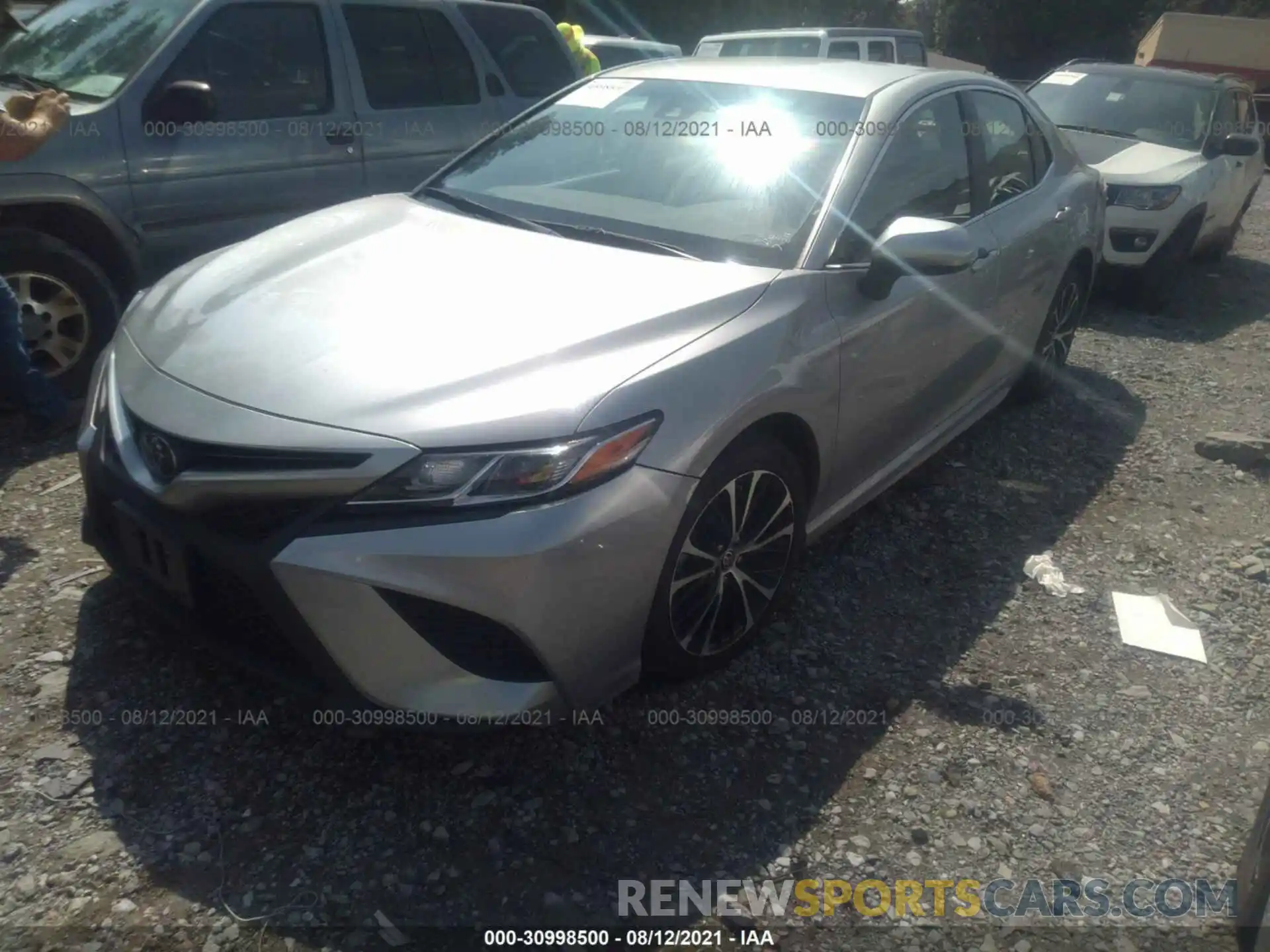 2 Photograph of a damaged car 4T1B11HK4KU795529 TOYOTA CAMRY 2019