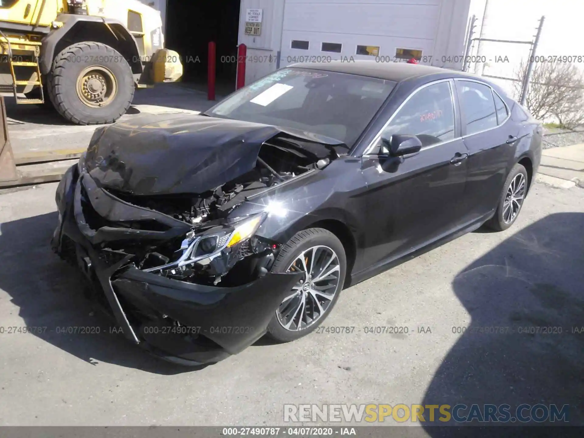 2 Photograph of a damaged car 4T1B11HK4KU796261 TOYOTA CAMRY 2019