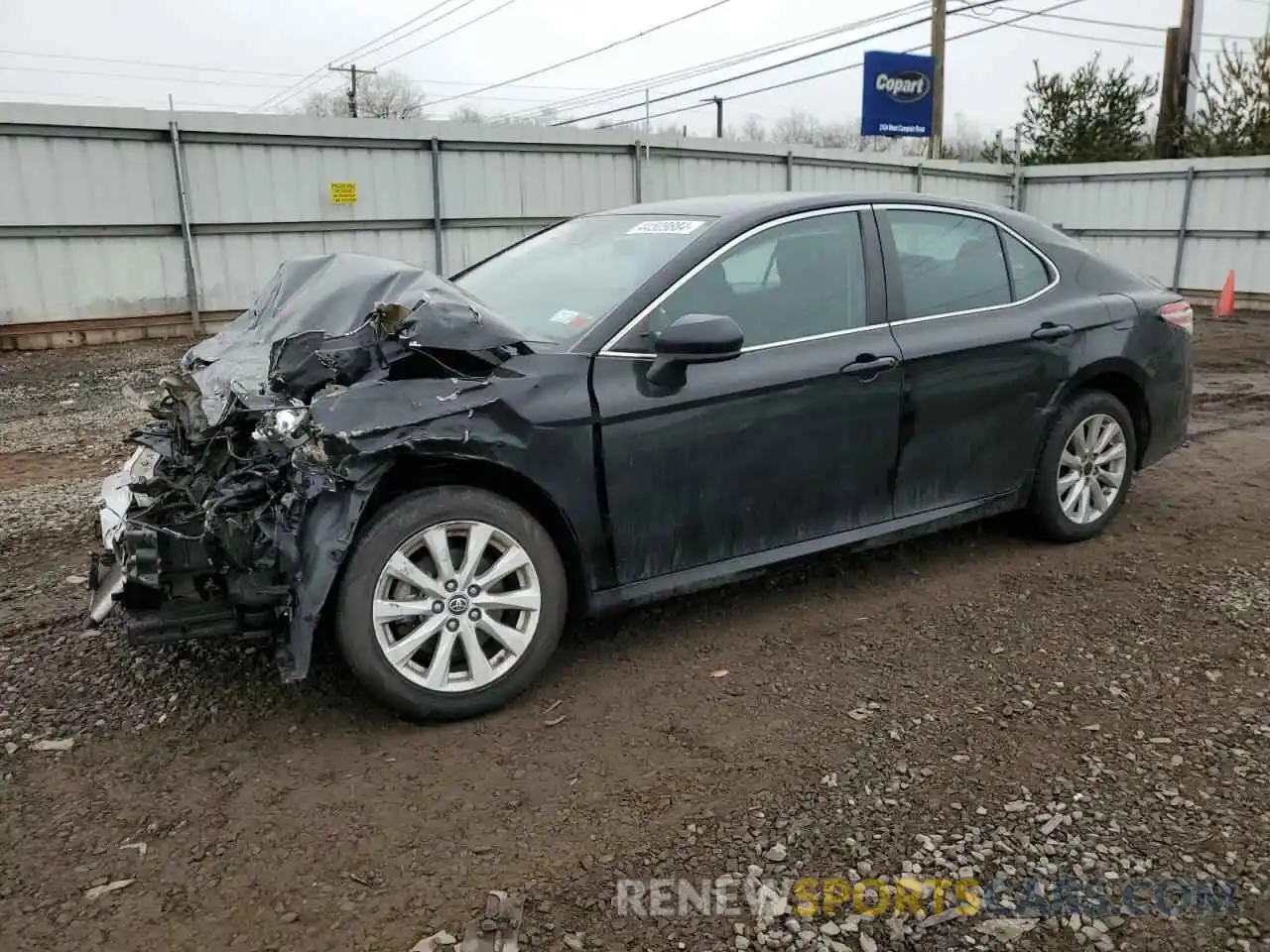 1 Photograph of a damaged car 4T1B11HK4KU797667 TOYOTA CAMRY 2019