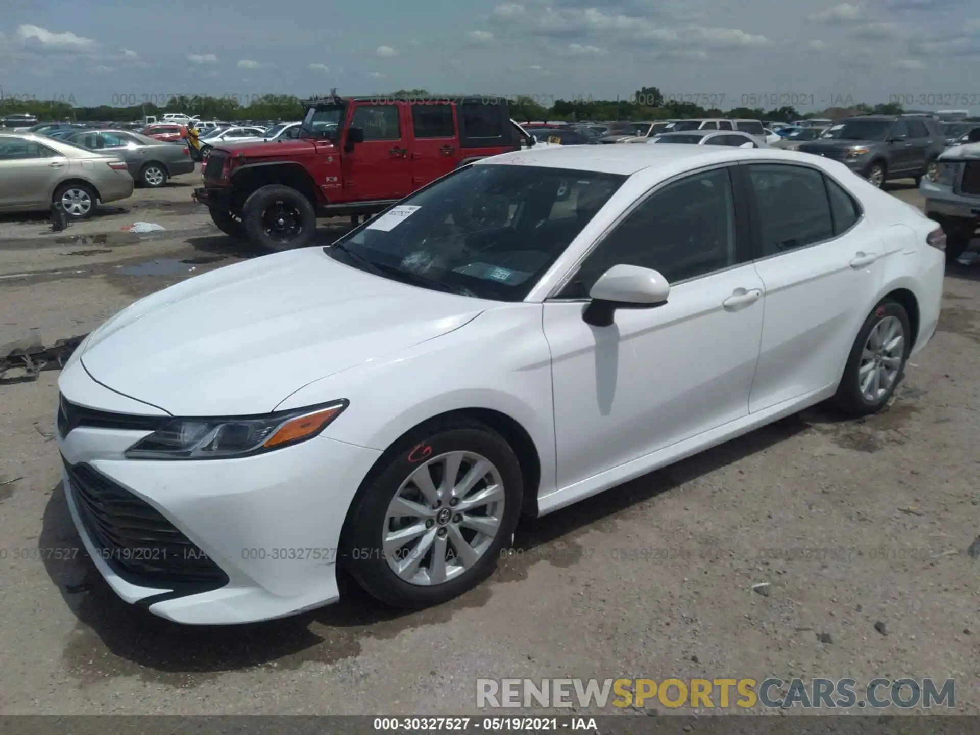 2 Photograph of a damaged car 4T1B11HK4KU801006 TOYOTA CAMRY 2019