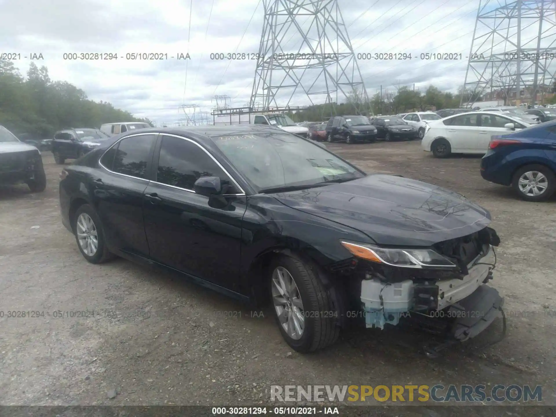 1 Photograph of a damaged car 4T1B11HK4KU802124 TOYOTA CAMRY 2019