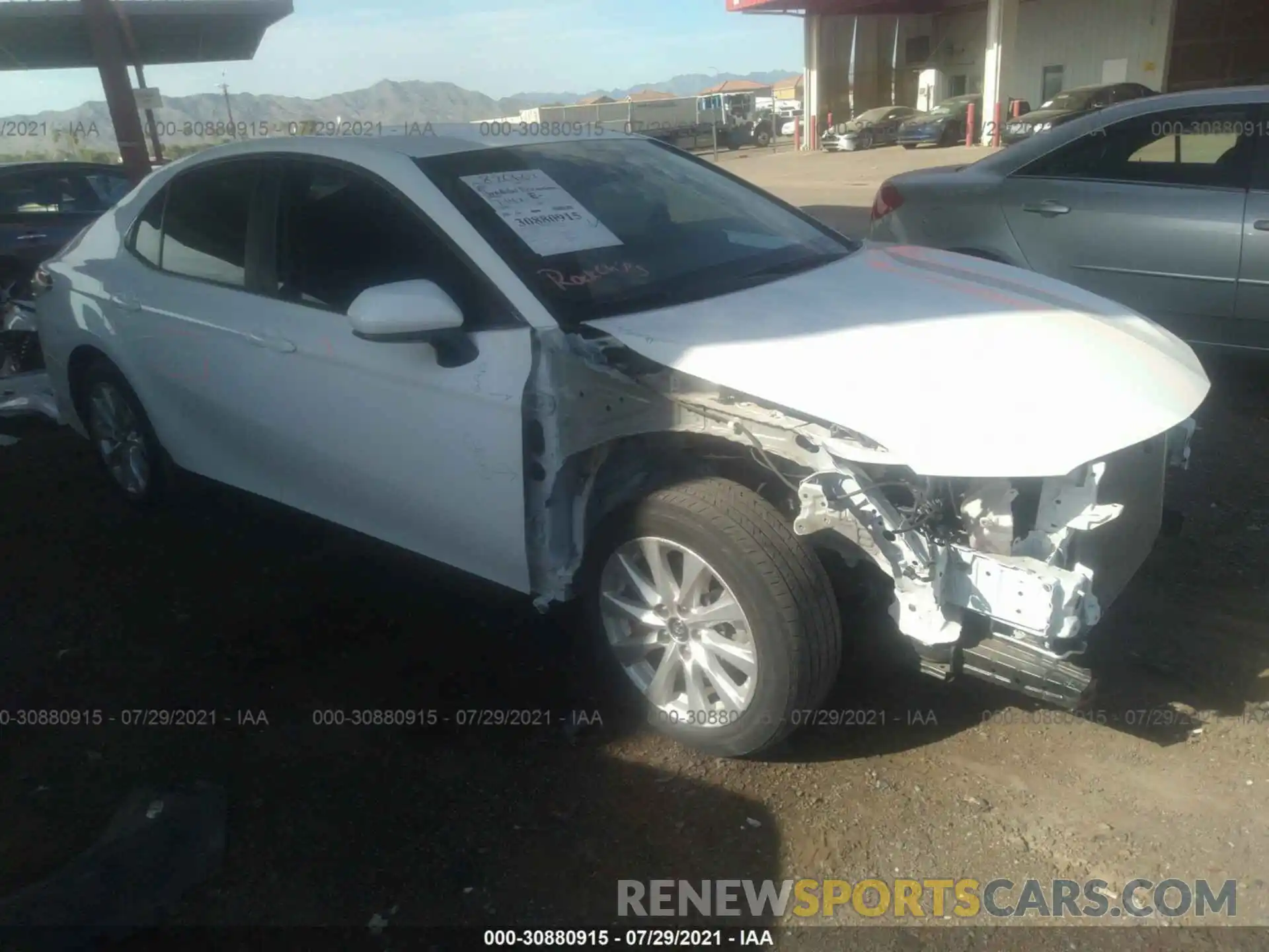 1 Photograph of a damaged car 4T1B11HK4KU802379 TOYOTA CAMRY 2019