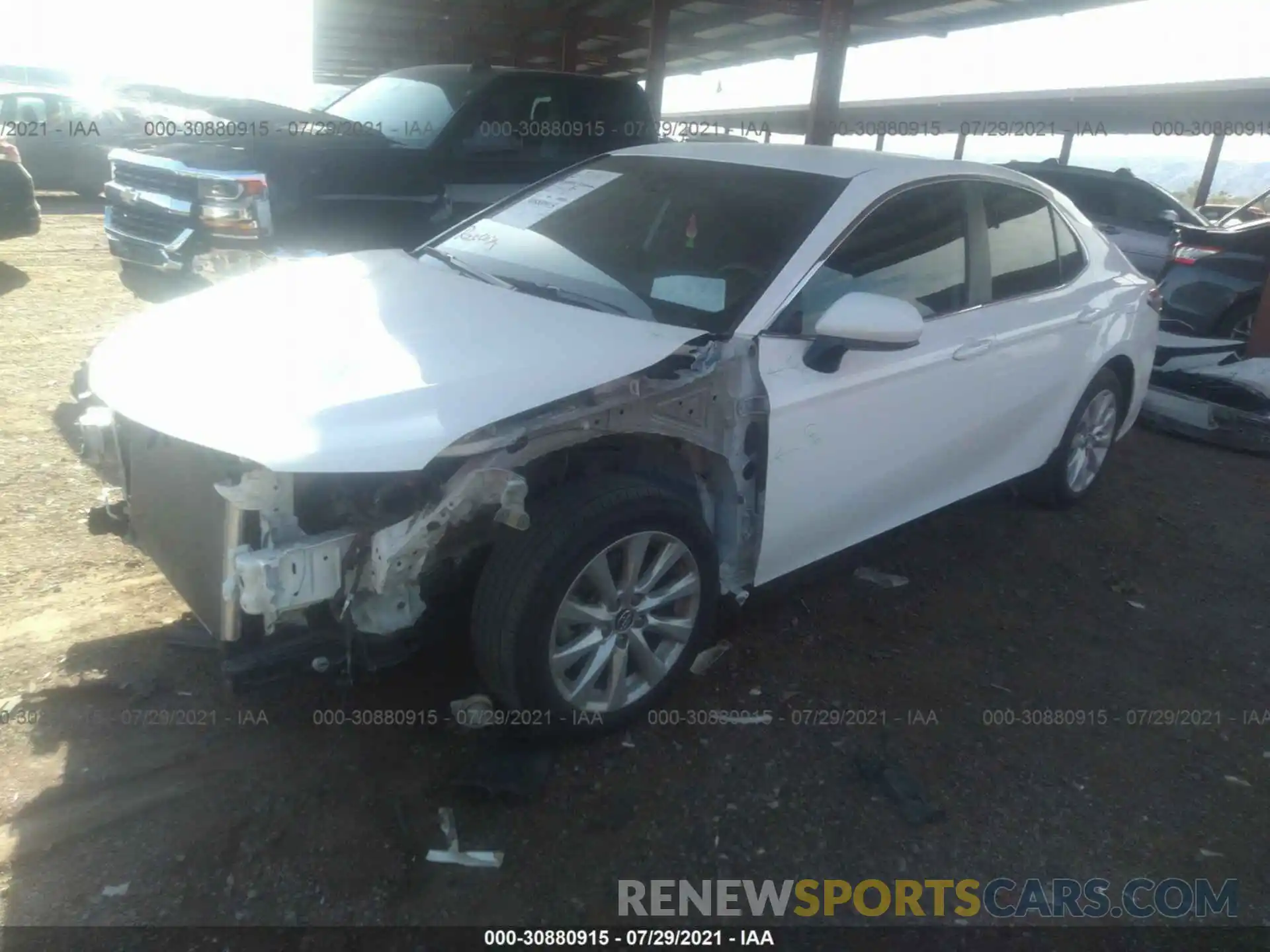 2 Photograph of a damaged car 4T1B11HK4KU802379 TOYOTA CAMRY 2019