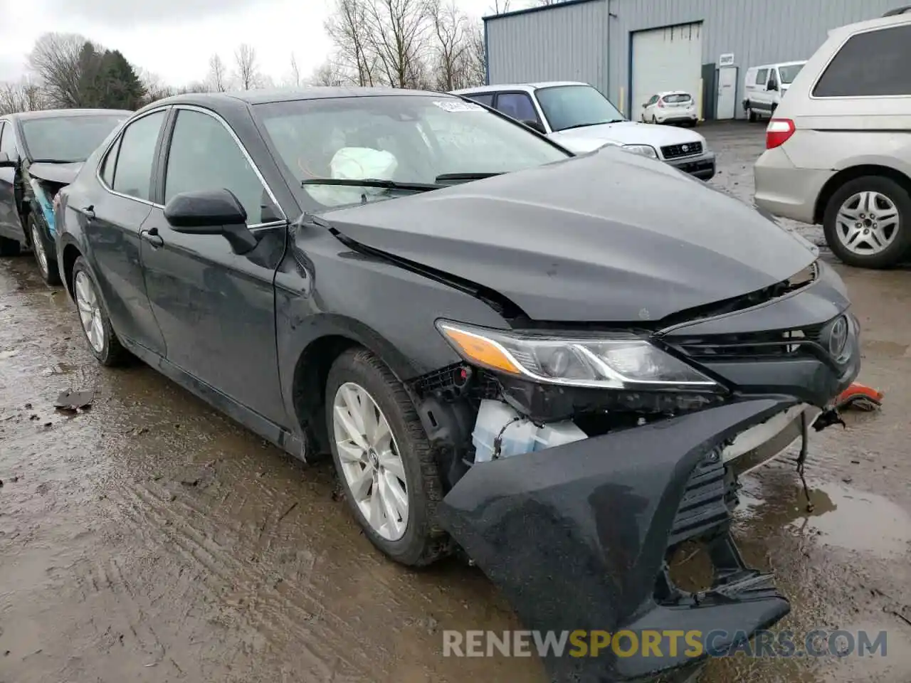 1 Photograph of a damaged car 4T1B11HK4KU802382 TOYOTA CAMRY 2019