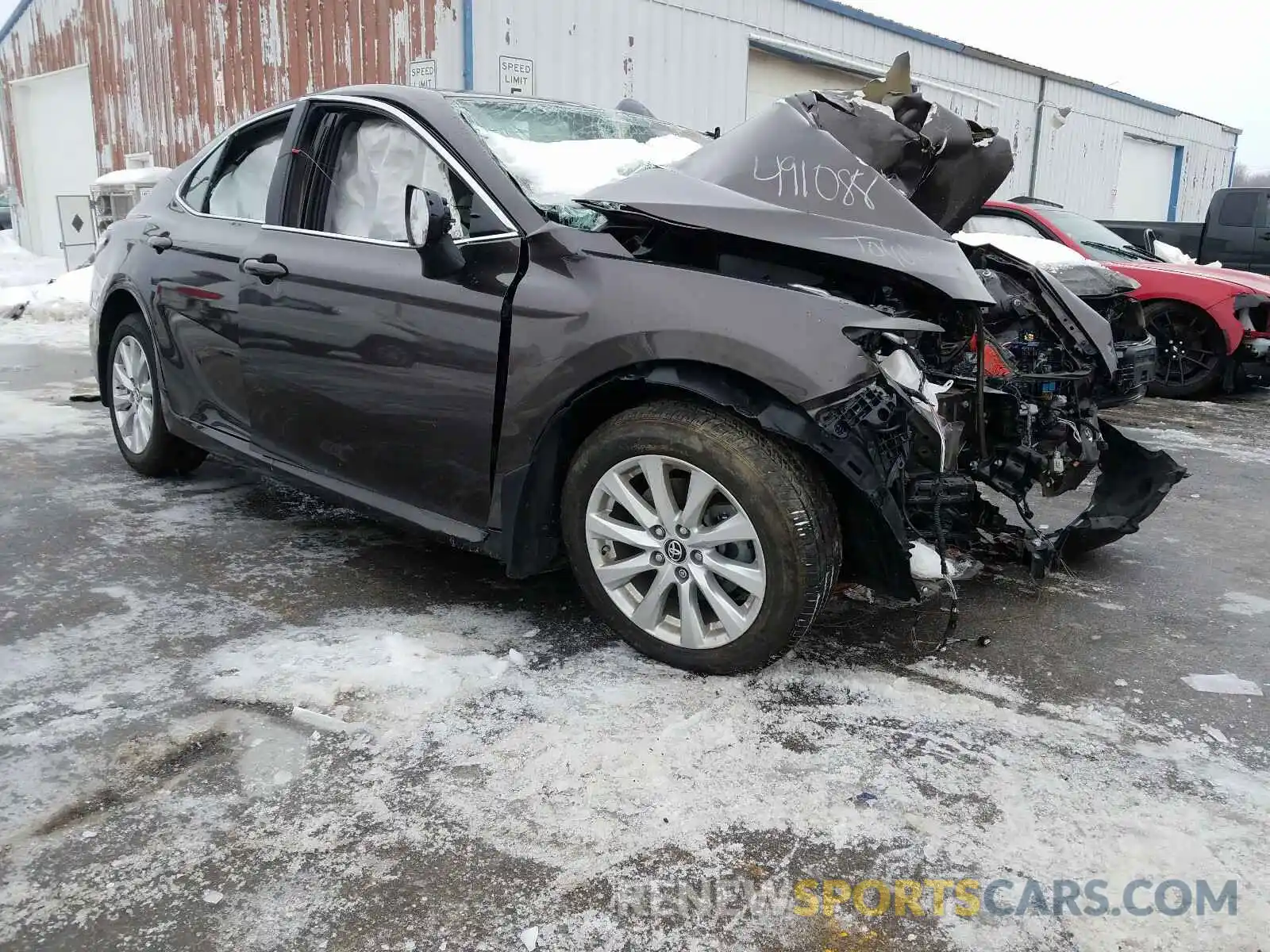 1 Photograph of a damaged car 4T1B11HK4KU811728 TOYOTA CAMRY 2019