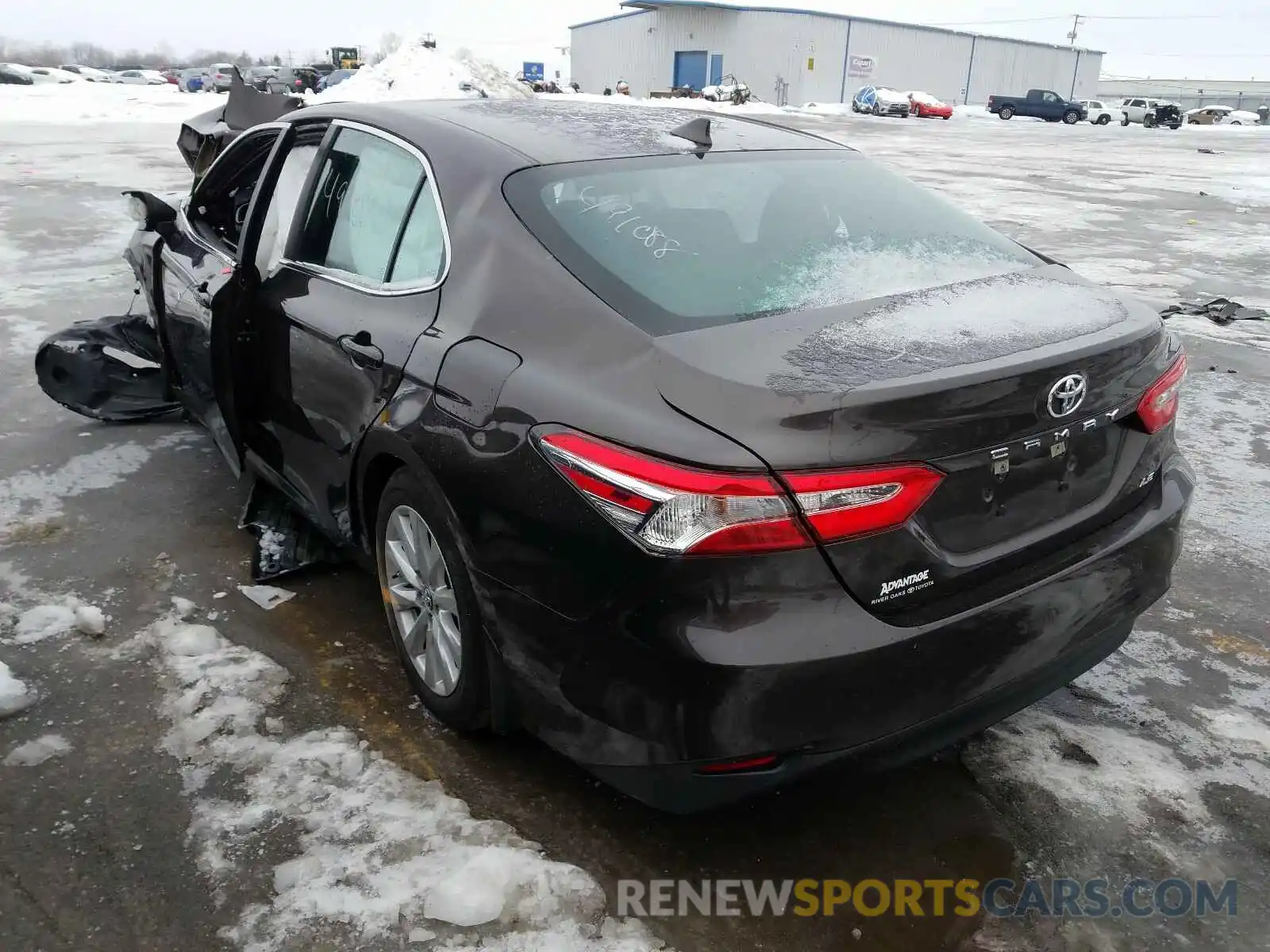 3 Photograph of a damaged car 4T1B11HK4KU811728 TOYOTA CAMRY 2019