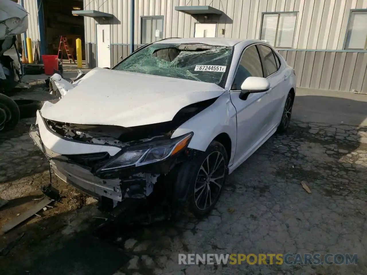 2 Photograph of a damaged car 4T1B11HK4KU811907 TOYOTA CAMRY 2019