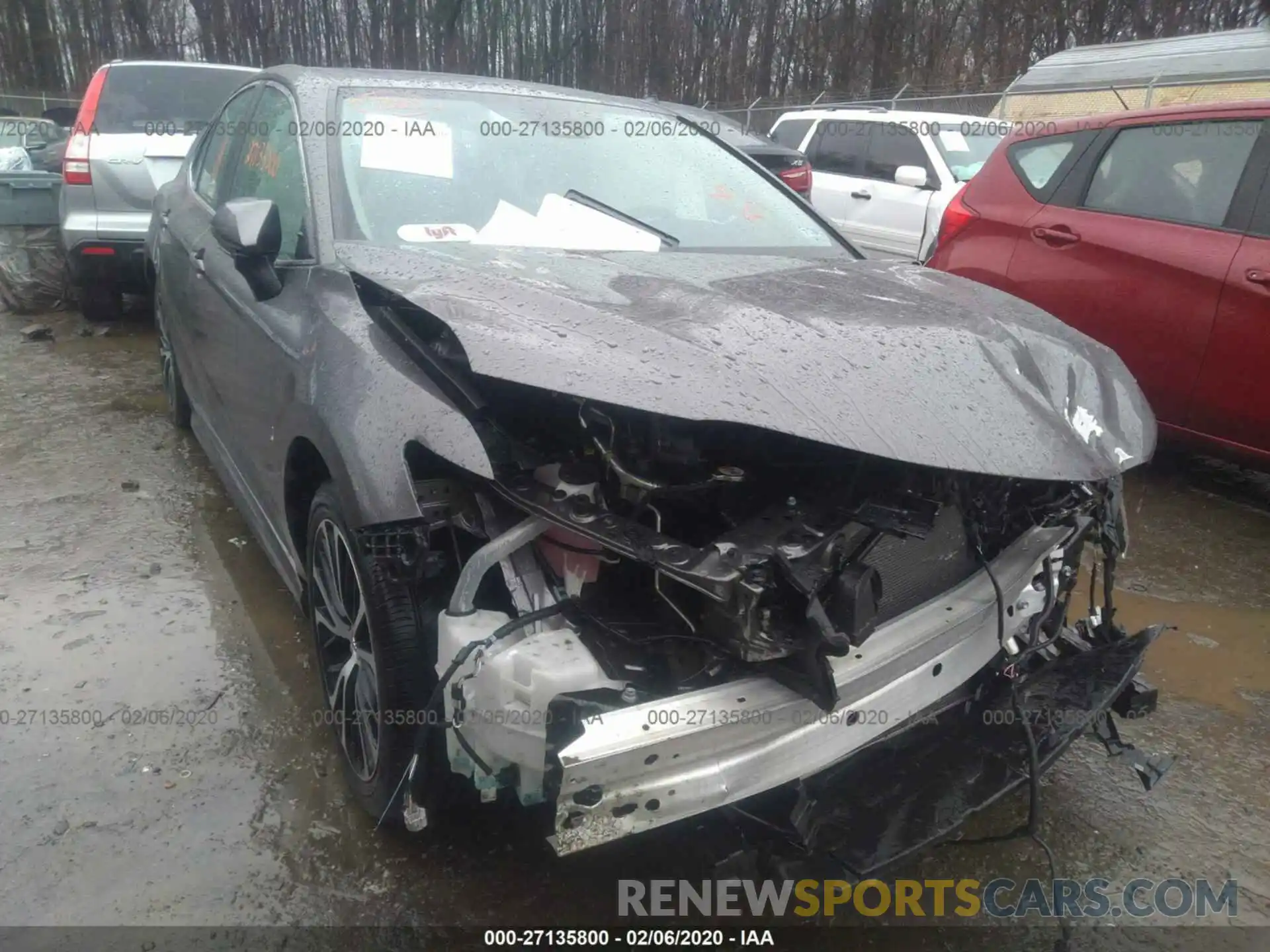 1 Photograph of a damaged car 4T1B11HK4KU812765 TOYOTA CAMRY 2019