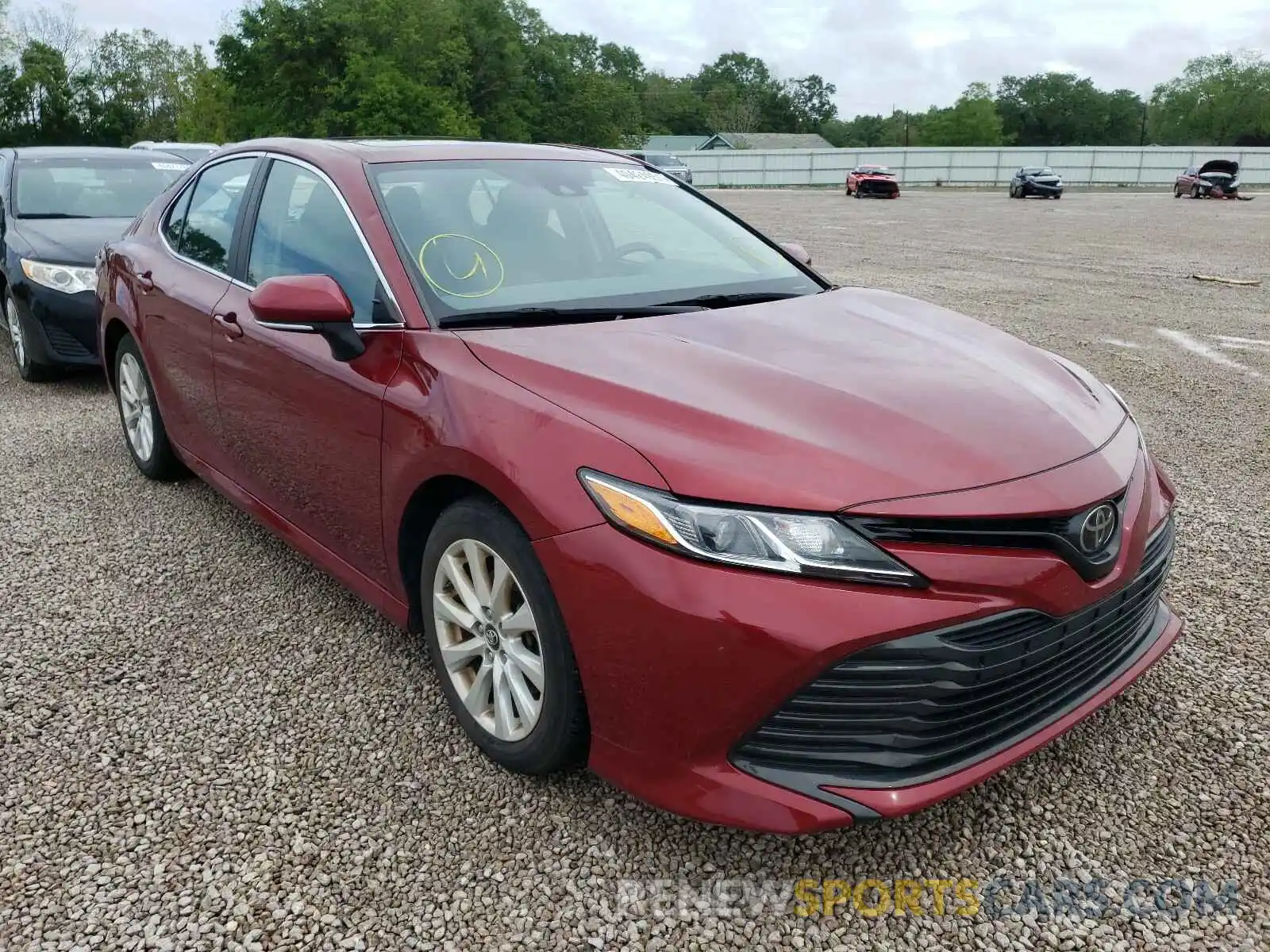 1 Photograph of a damaged car 4T1B11HK4KU813320 TOYOTA CAMRY 2019