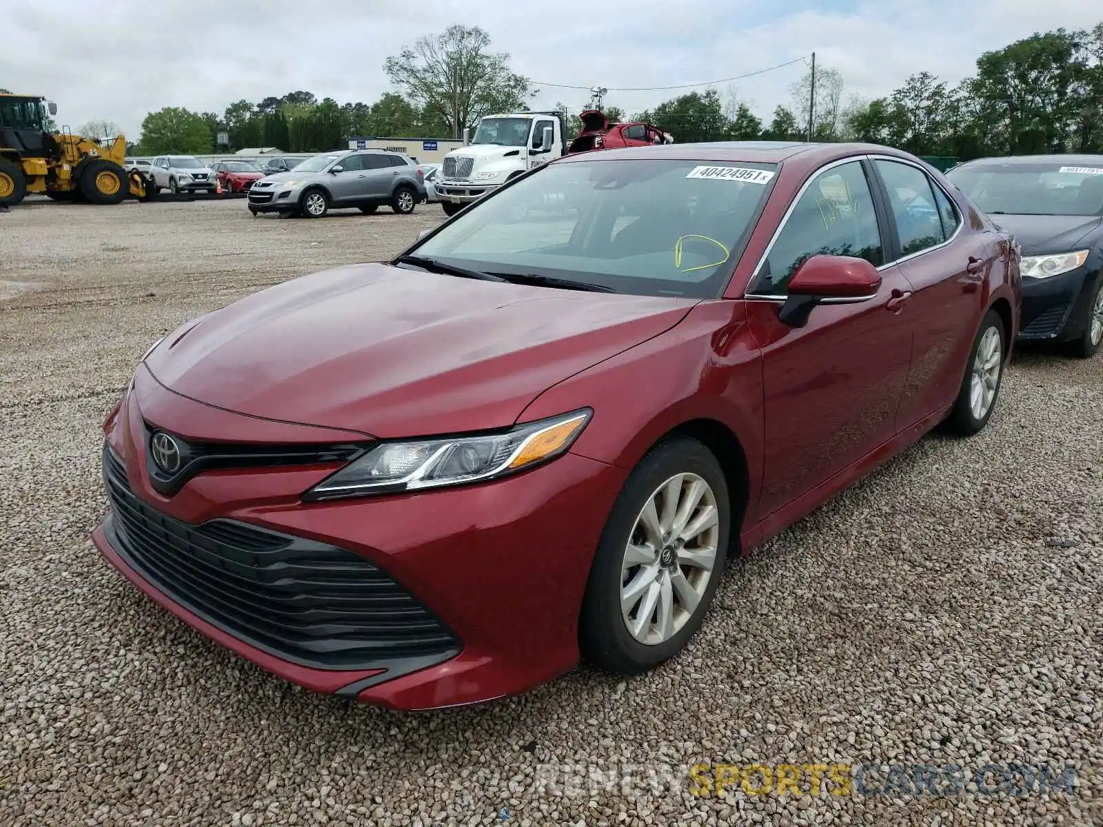 2 Photograph of a damaged car 4T1B11HK4KU813320 TOYOTA CAMRY 2019