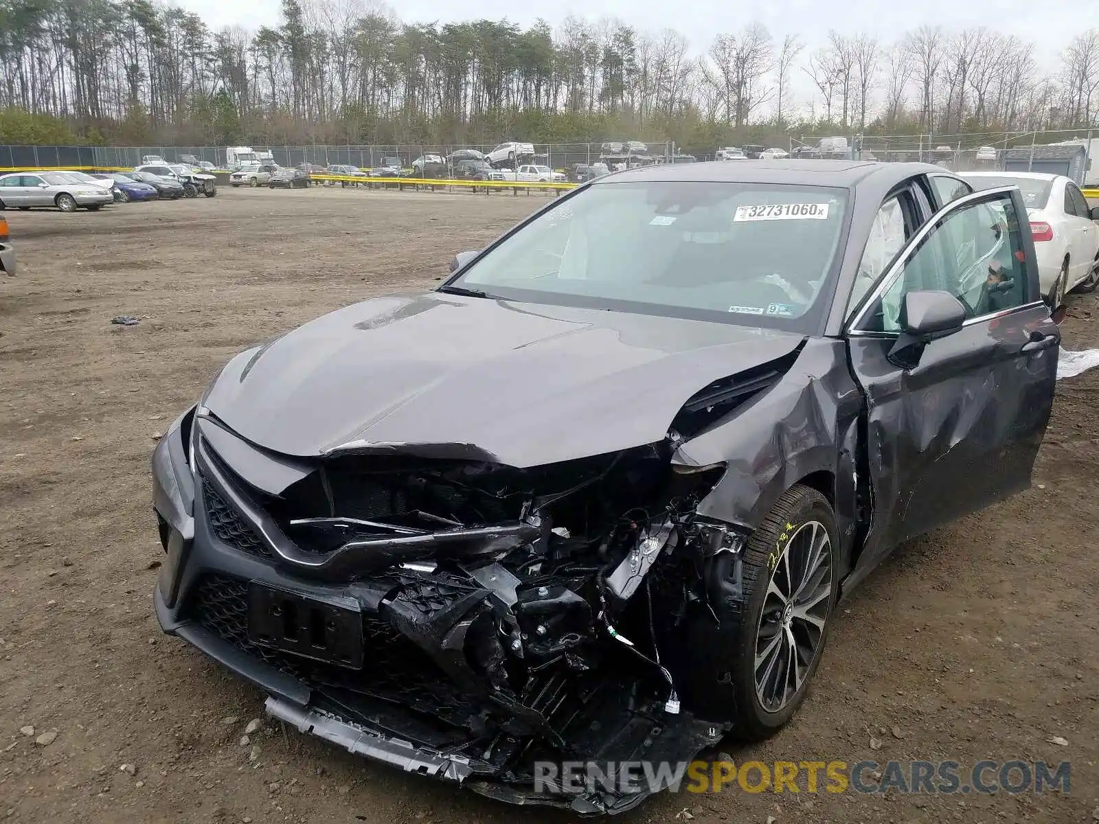 2 Photograph of a damaged car 4T1B11HK4KU816749 TOYOTA CAMRY 2019