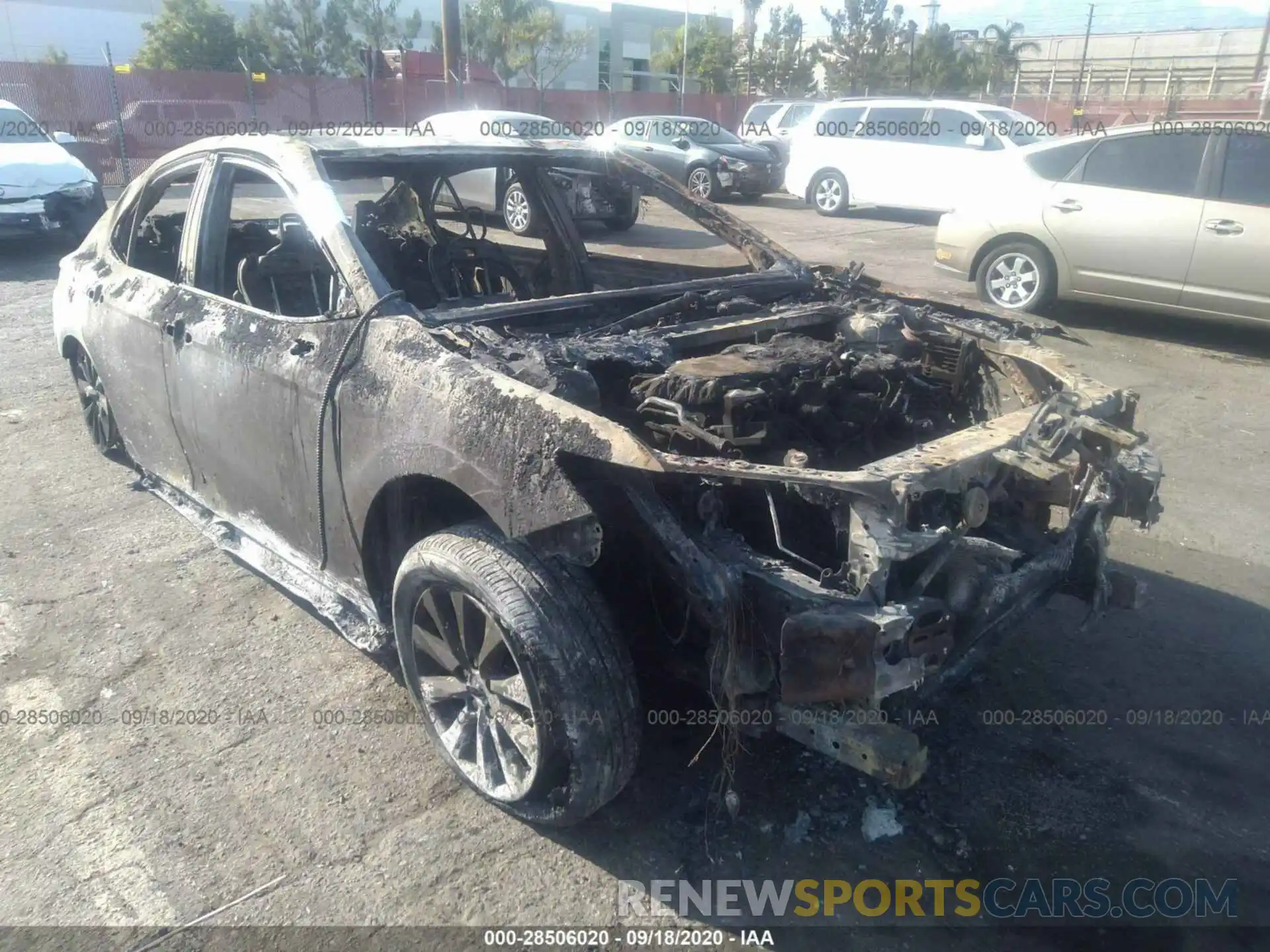 1 Photograph of a damaged car 4T1B11HK4KU816945 TOYOTA CAMRY 2019