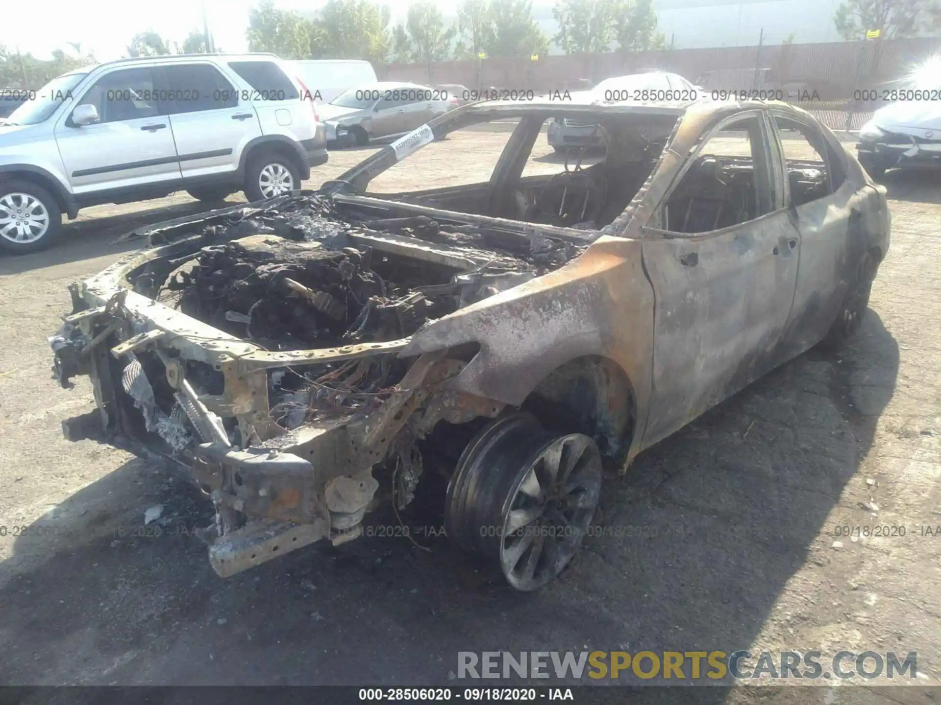 2 Photograph of a damaged car 4T1B11HK4KU816945 TOYOTA CAMRY 2019