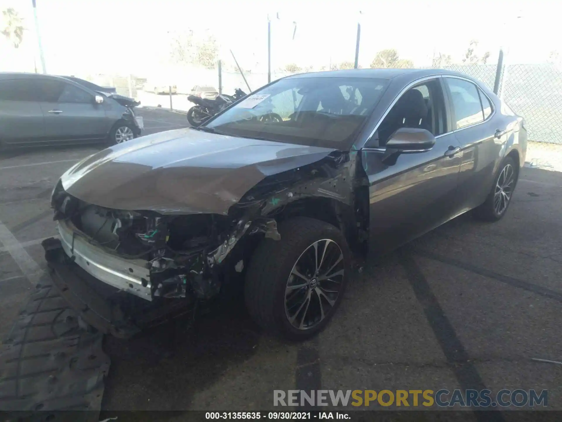 2 Photograph of a damaged car 4T1B11HK4KU818310 TOYOTA CAMRY 2019