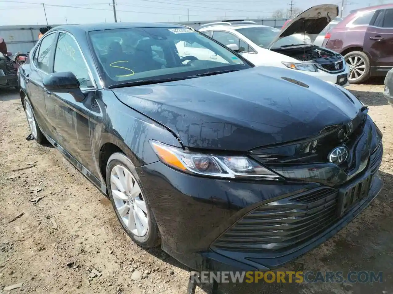 1 Photograph of a damaged car 4T1B11HK4KU818338 TOYOTA CAMRY 2019