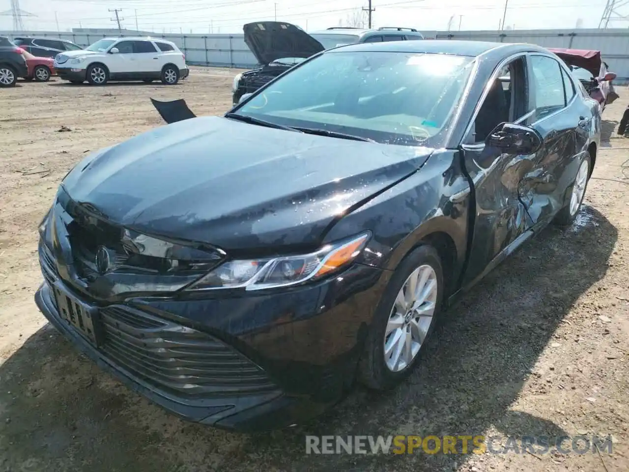 2 Photograph of a damaged car 4T1B11HK4KU818338 TOYOTA CAMRY 2019