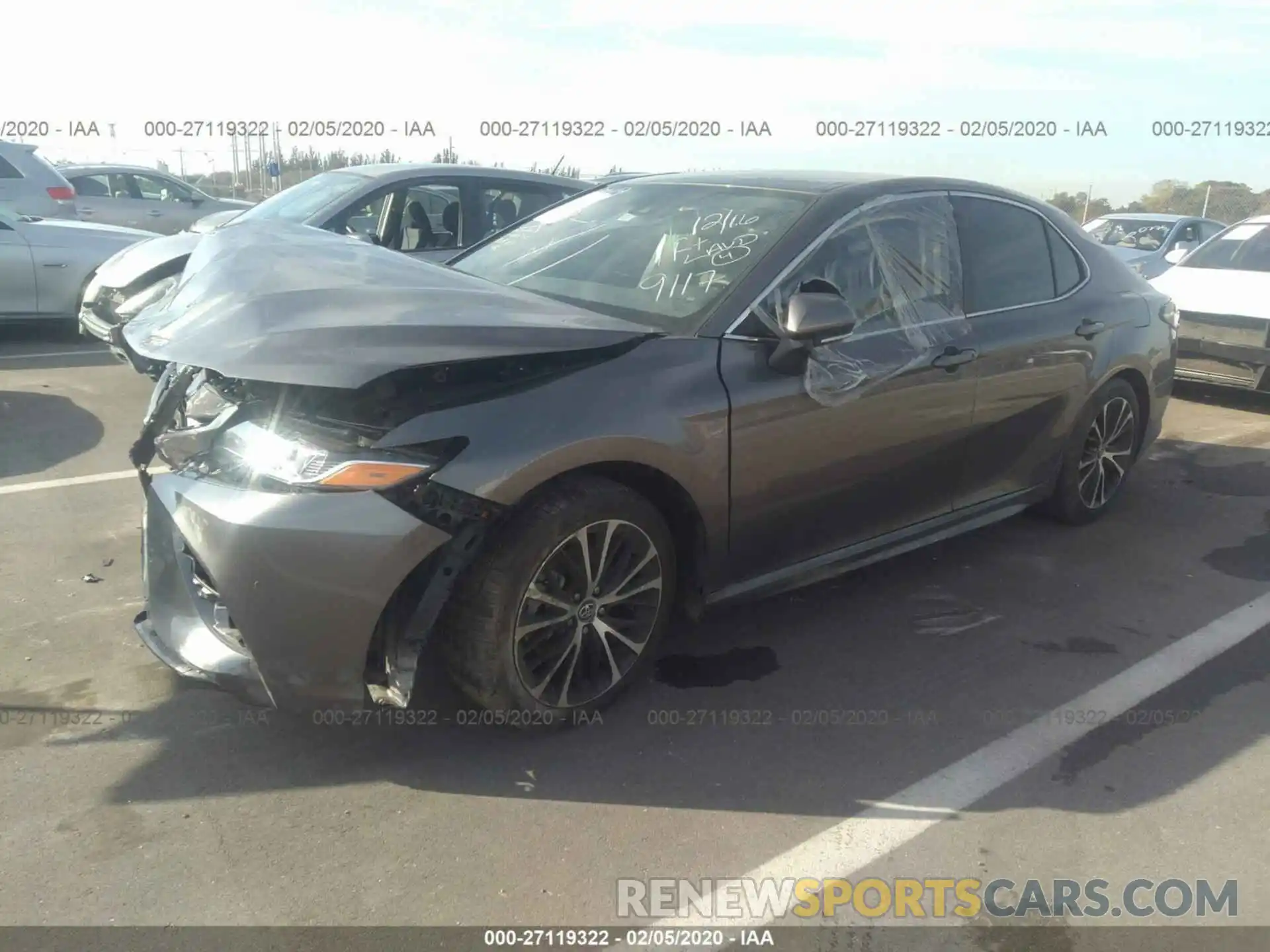 2 Photograph of a damaged car 4T1B11HK4KU819117 TOYOTA CAMRY 2019