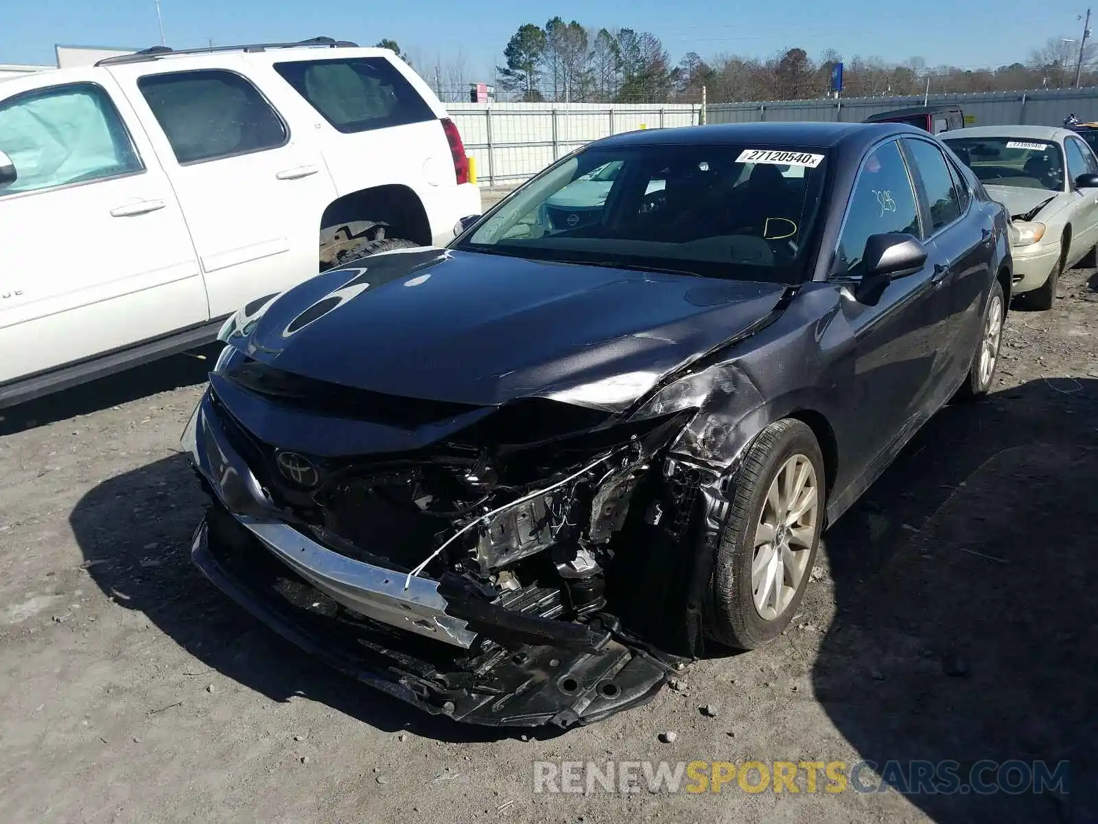 2 Photograph of a damaged car 4T1B11HK4KU820025 TOYOTA CAMRY 2019