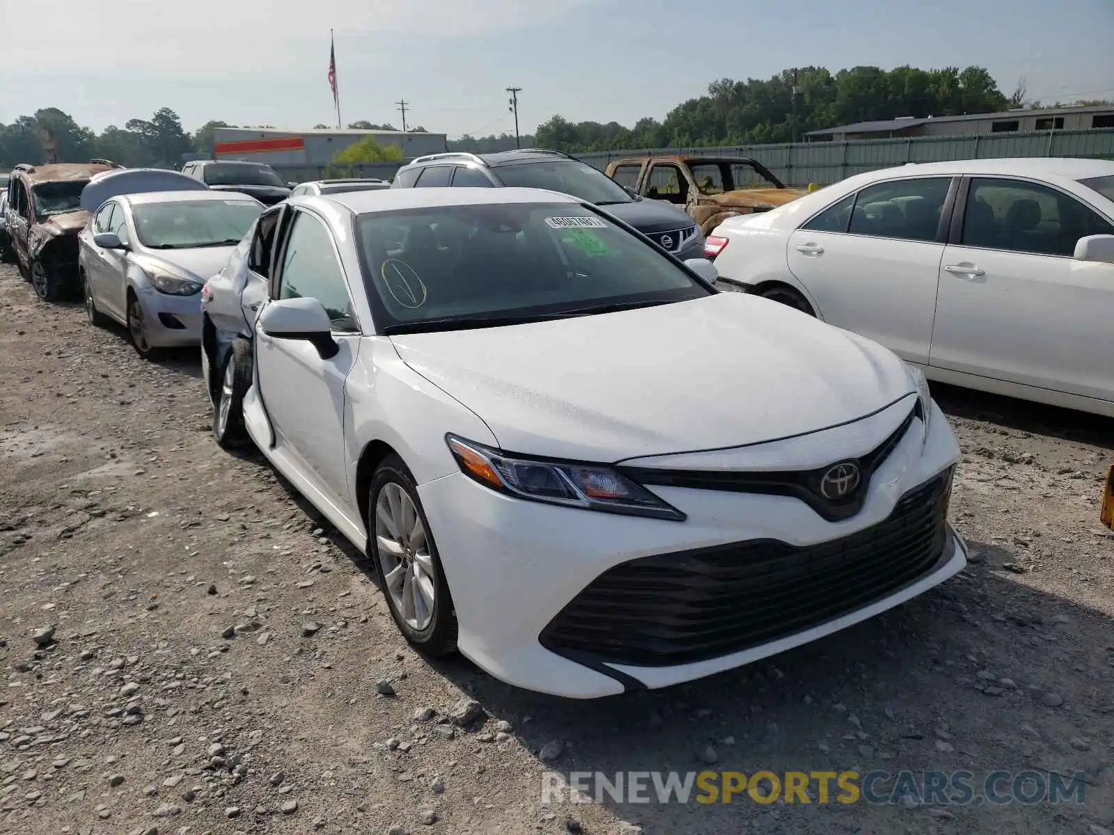 1 Photograph of a damaged car 4T1B11HK4KU822292 TOYOTA CAMRY 2019