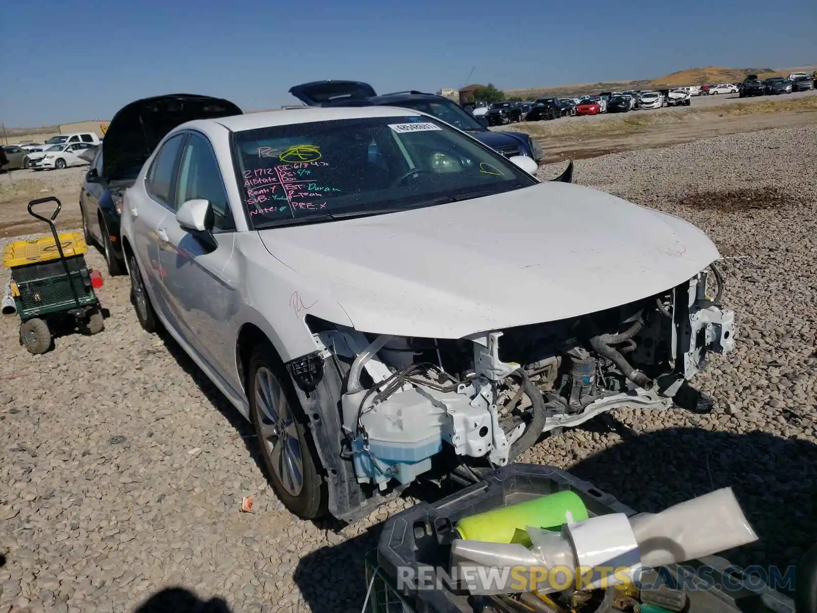 1 Photograph of a damaged car 4T1B11HK4KU822535 TOYOTA CAMRY 2019