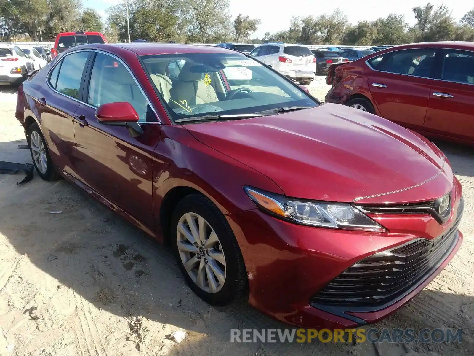 1 Photograph of a damaged car 4T1B11HK4KU824639 TOYOTA CAMRY 2019