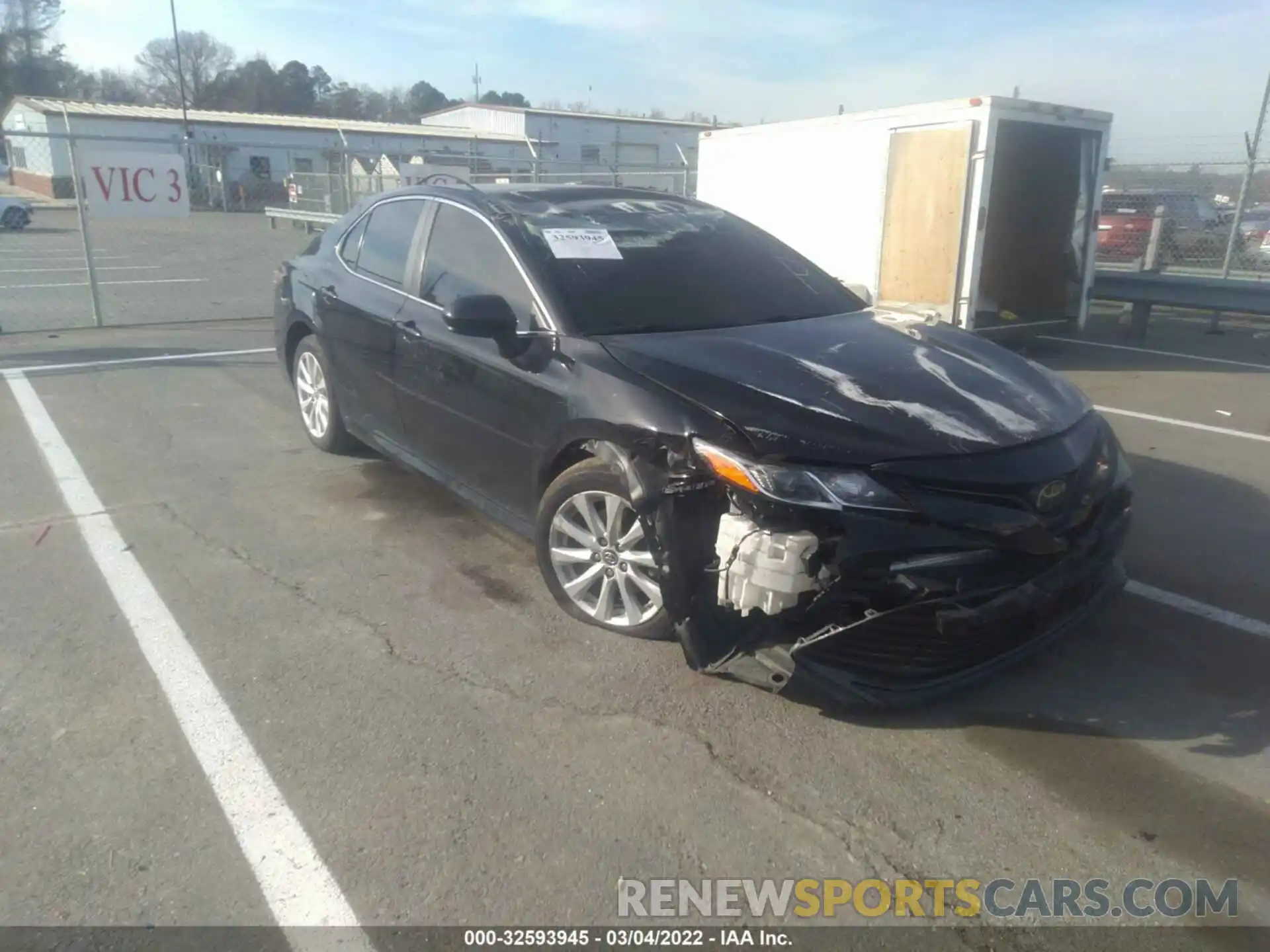 1 Photograph of a damaged car 4T1B11HK4KU824706 TOYOTA CAMRY 2019