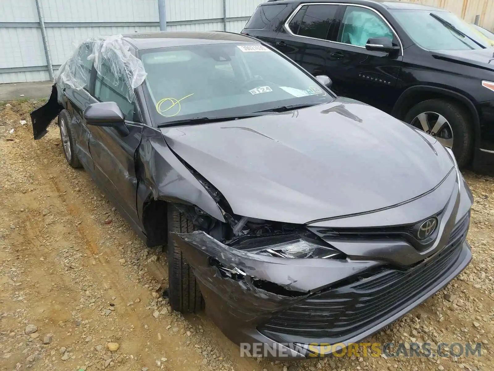 1 Photograph of a damaged car 4T1B11HK4KU825547 TOYOTA CAMRY 2019