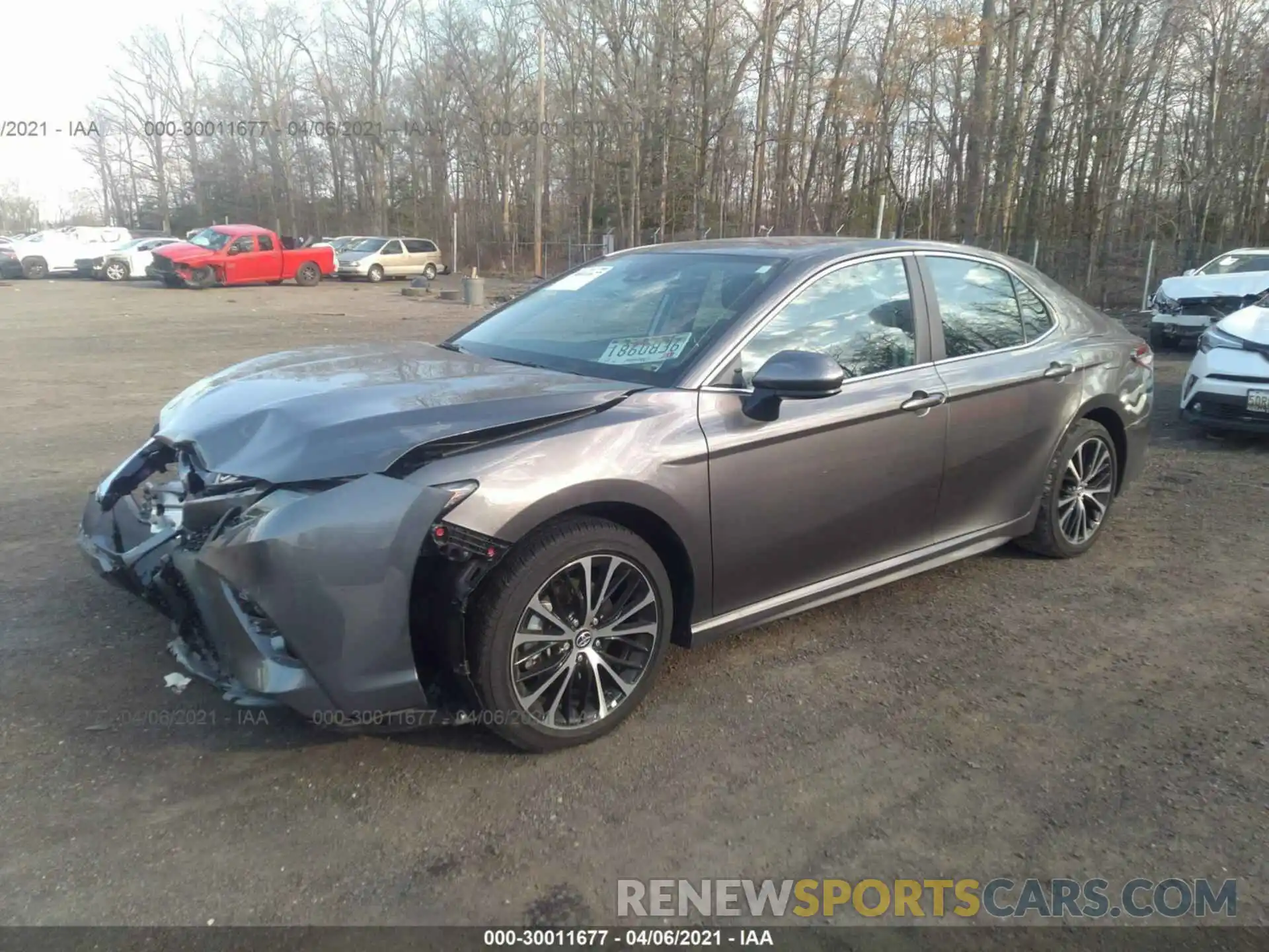 2 Photograph of a damaged car 4T1B11HK4KU827685 TOYOTA CAMRY 2019