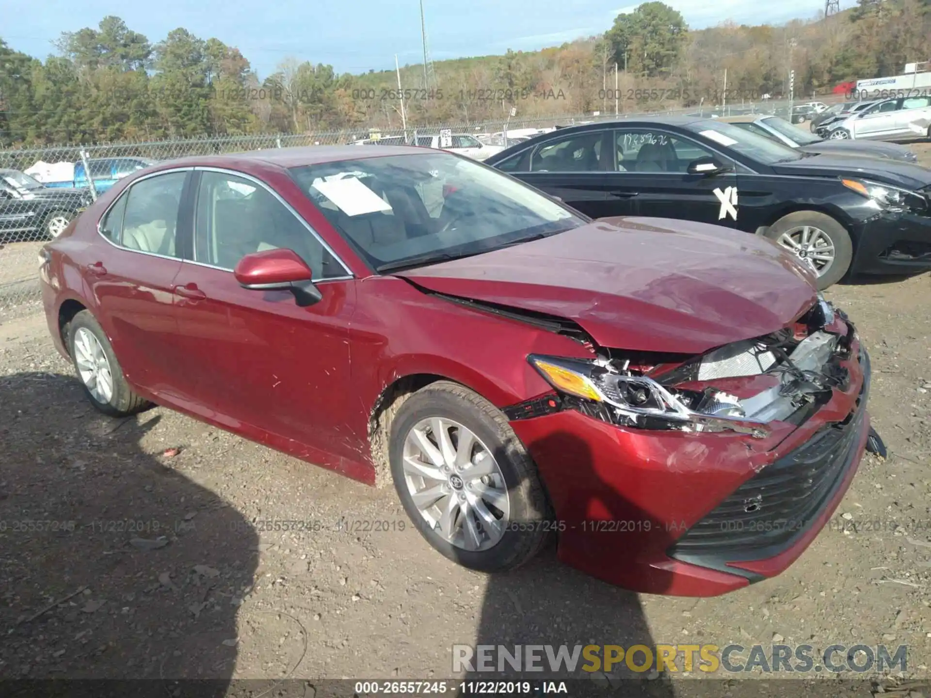 1 Photograph of a damaged car 4T1B11HK4KU828691 TOYOTA CAMRY 2019