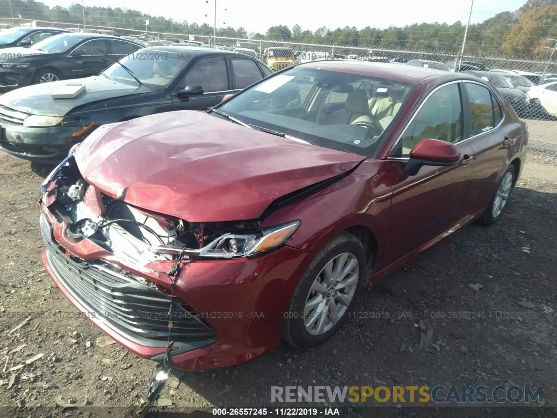 2 Photograph of a damaged car 4T1B11HK4KU828691 TOYOTA CAMRY 2019