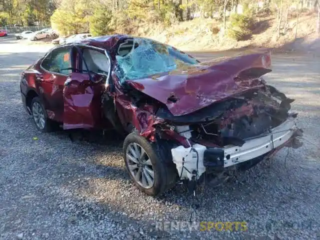 1 Photograph of a damaged car 4T1B11HK4KU828724 TOYOTA CAMRY 2019