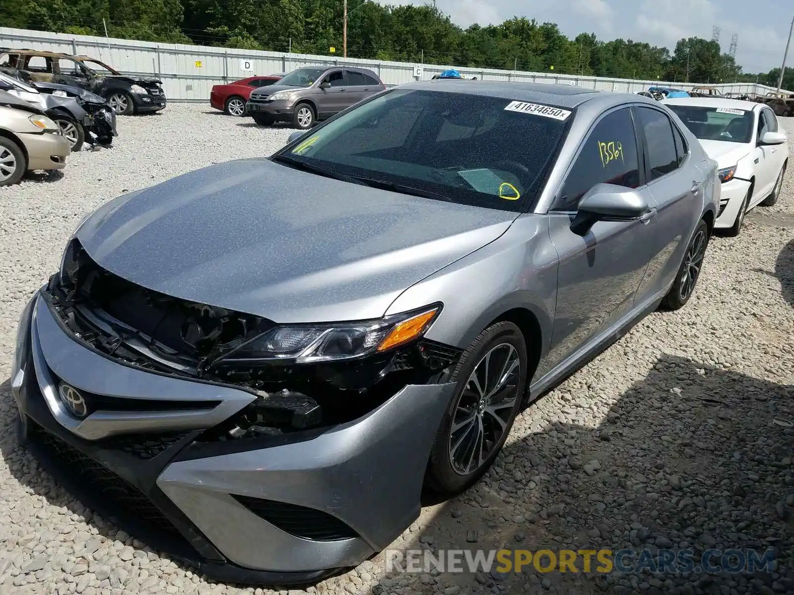 2 Photograph of a damaged car 4T1B11HK4KU830599 TOYOTA CAMRY 2019