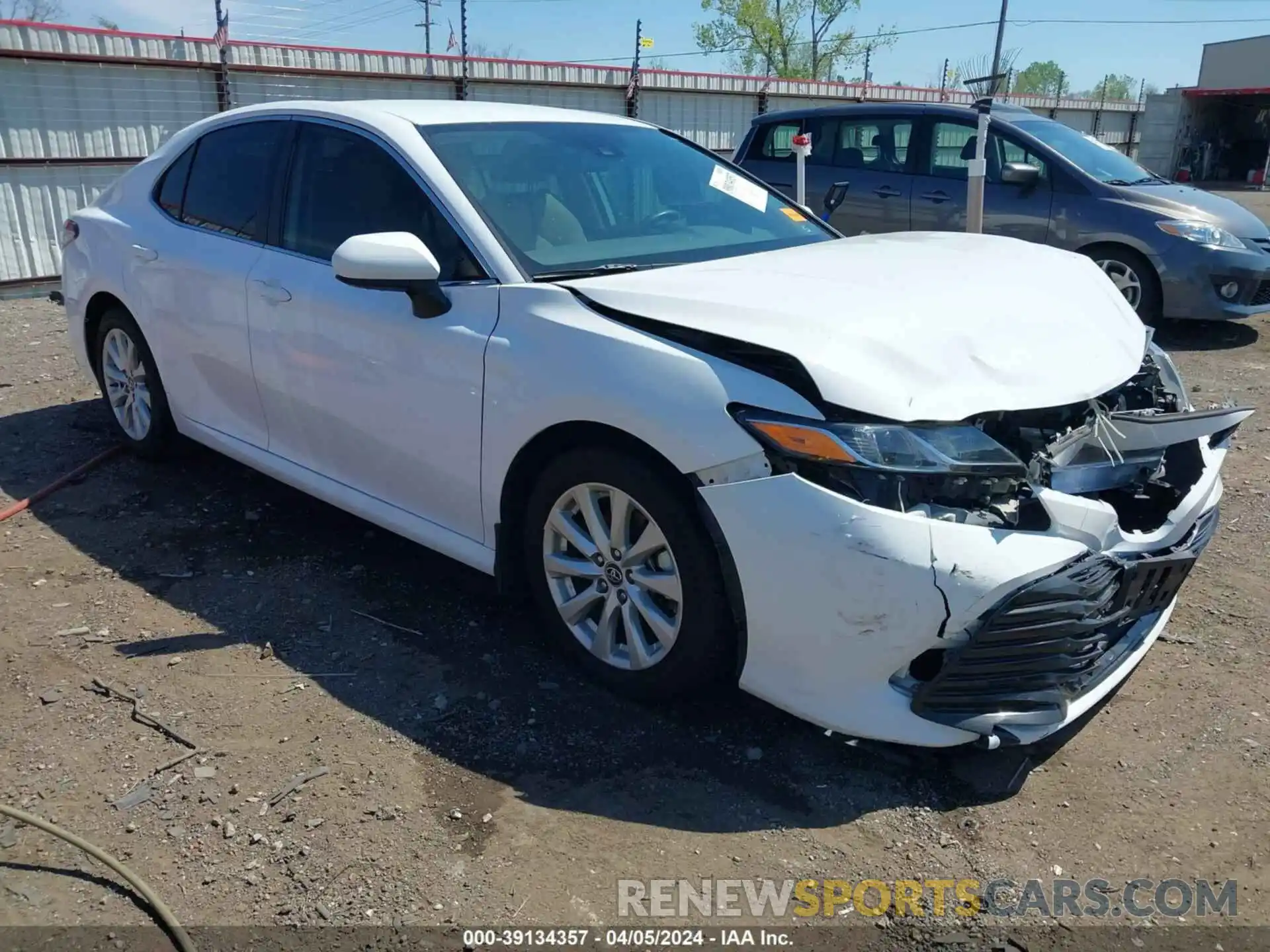 1 Photograph of a damaged car 4T1B11HK4KU832966 TOYOTA CAMRY 2019