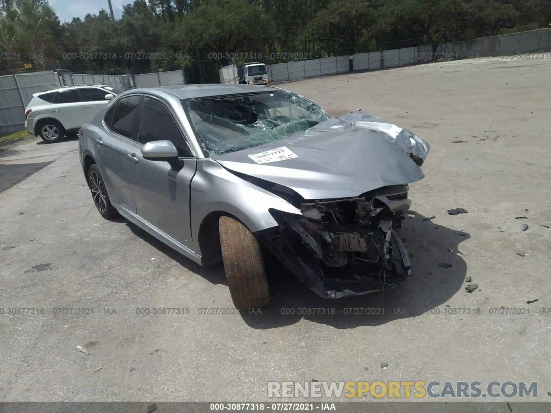 1 Photograph of a damaged car 4T1B11HK4KU836385 TOYOTA CAMRY 2019