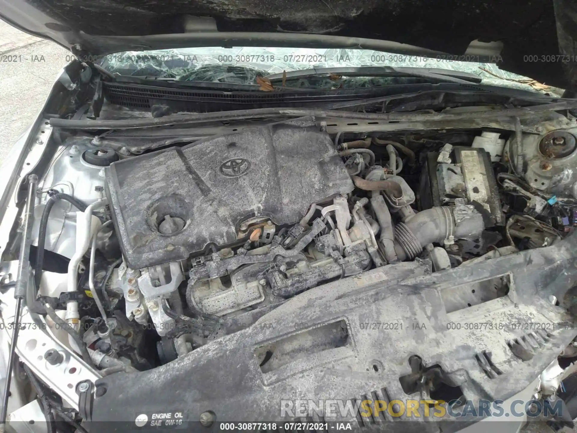 10 Photograph of a damaged car 4T1B11HK4KU836385 TOYOTA CAMRY 2019