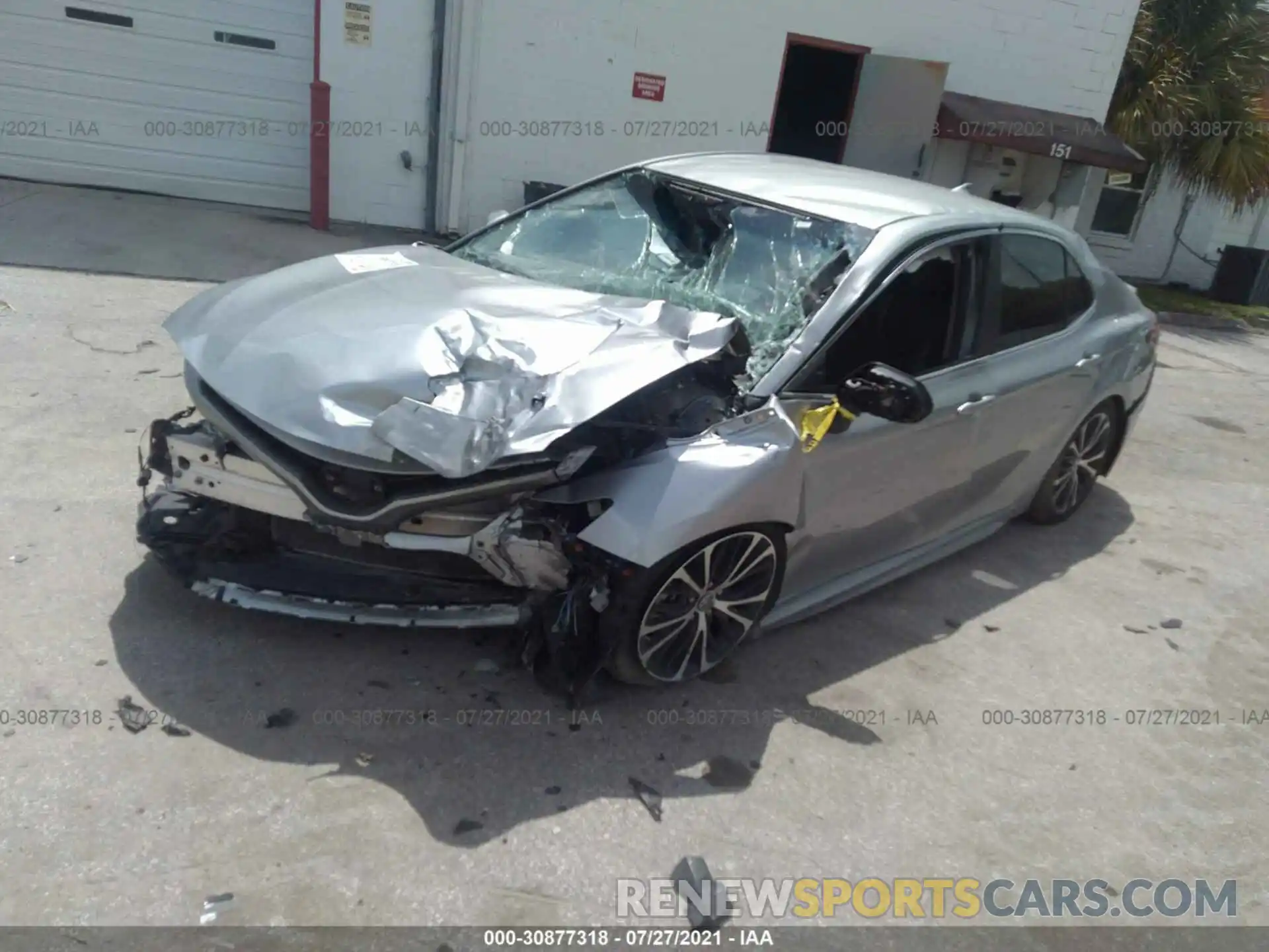 2 Photograph of a damaged car 4T1B11HK4KU836385 TOYOTA CAMRY 2019