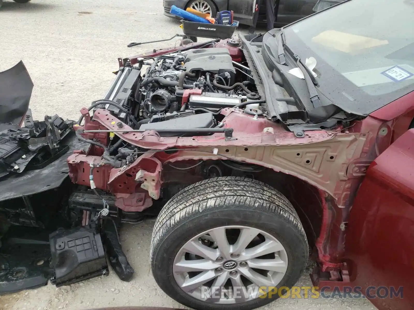 9 Photograph of a damaged car 4T1B11HK4KU836743 TOYOTA CAMRY 2019