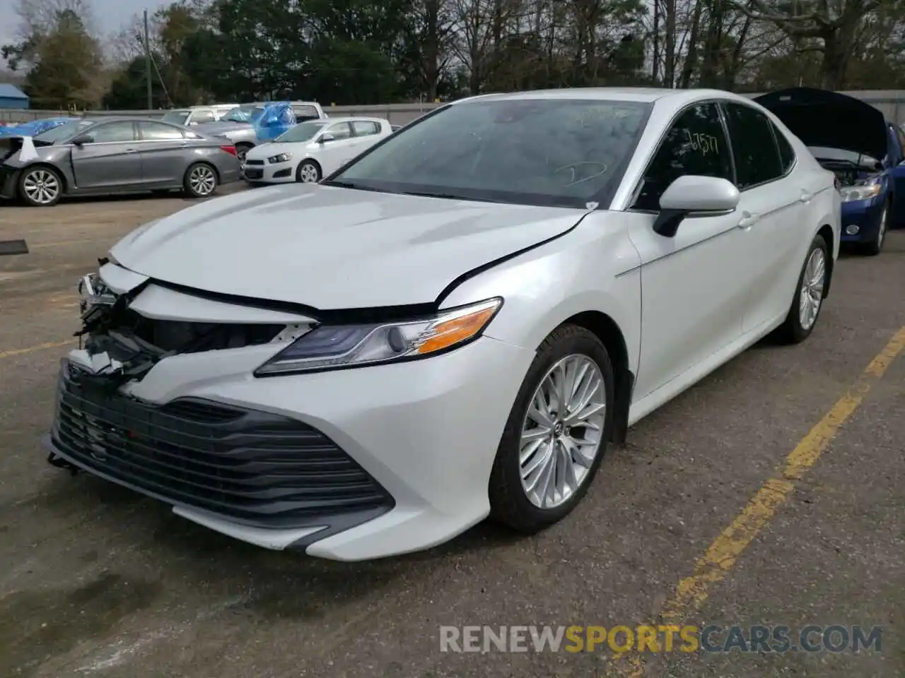 2 Photograph of a damaged car 4T1B11HK4KU837732 TOYOTA CAMRY 2019