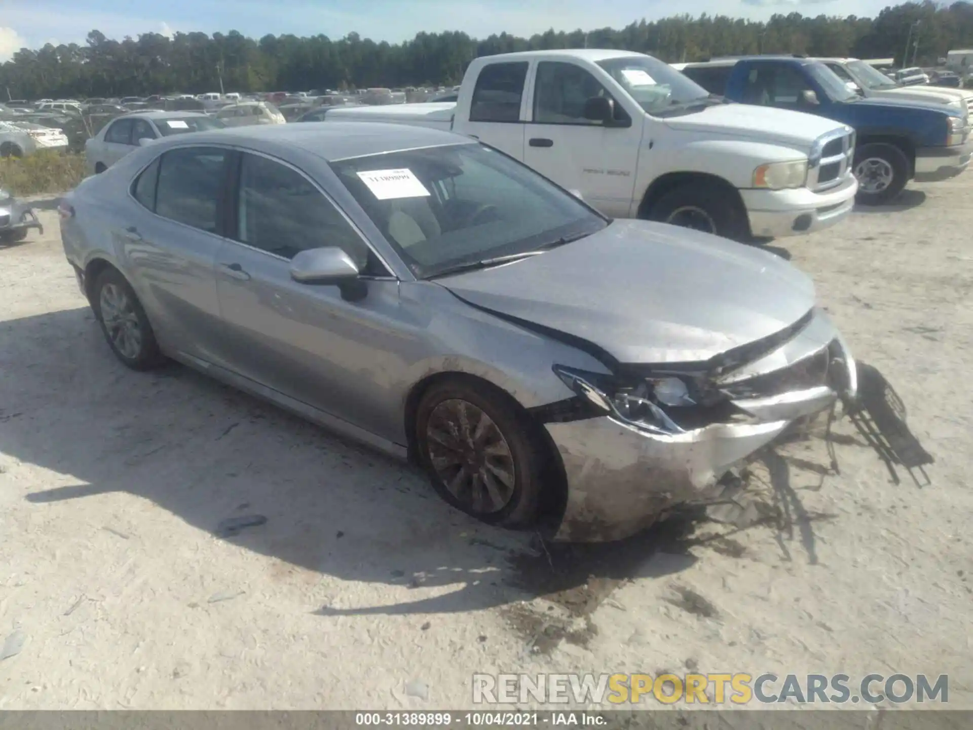 1 Photograph of a damaged car 4T1B11HK4KU840615 TOYOTA CAMRY 2019