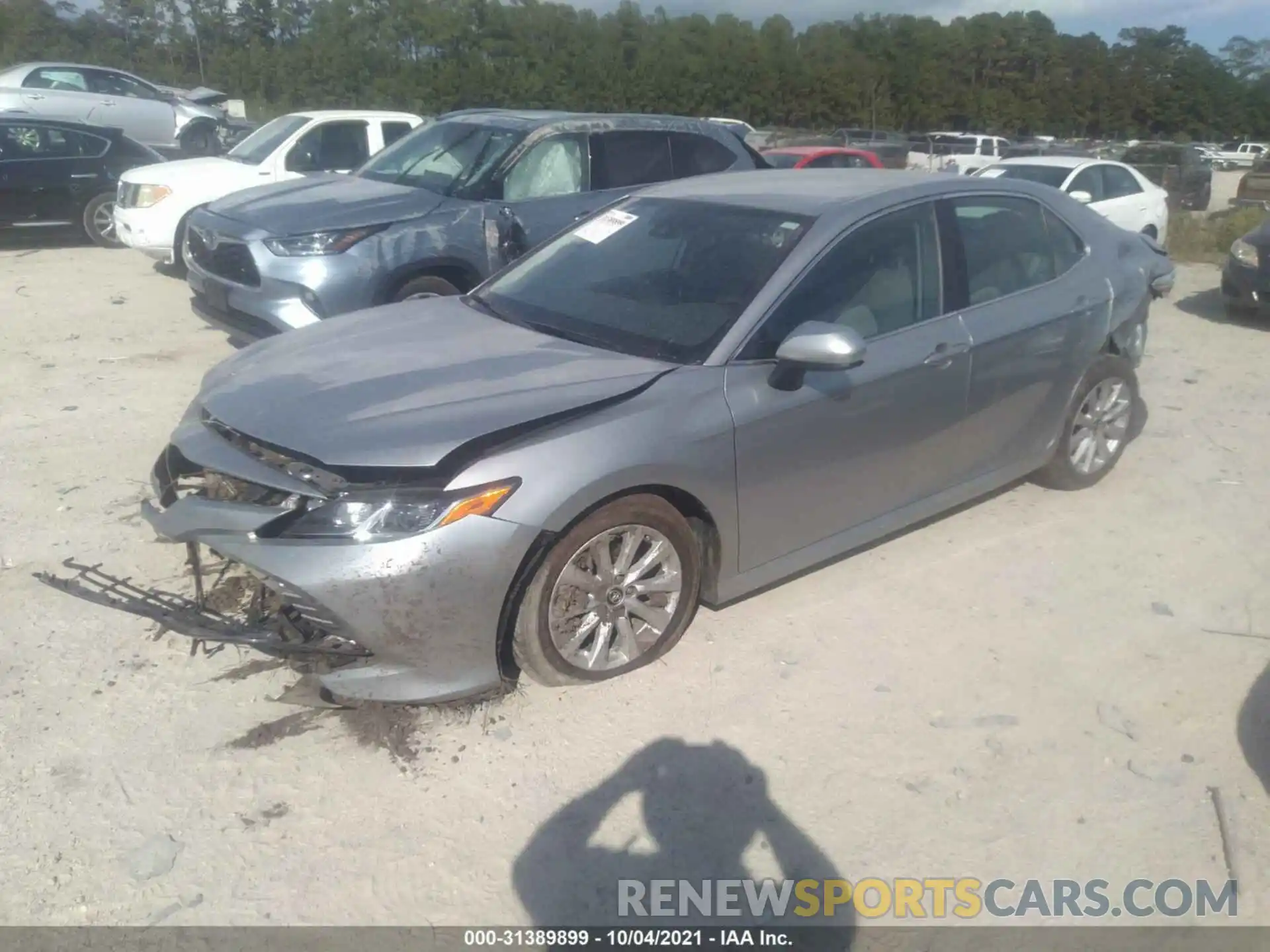 2 Photograph of a damaged car 4T1B11HK4KU840615 TOYOTA CAMRY 2019