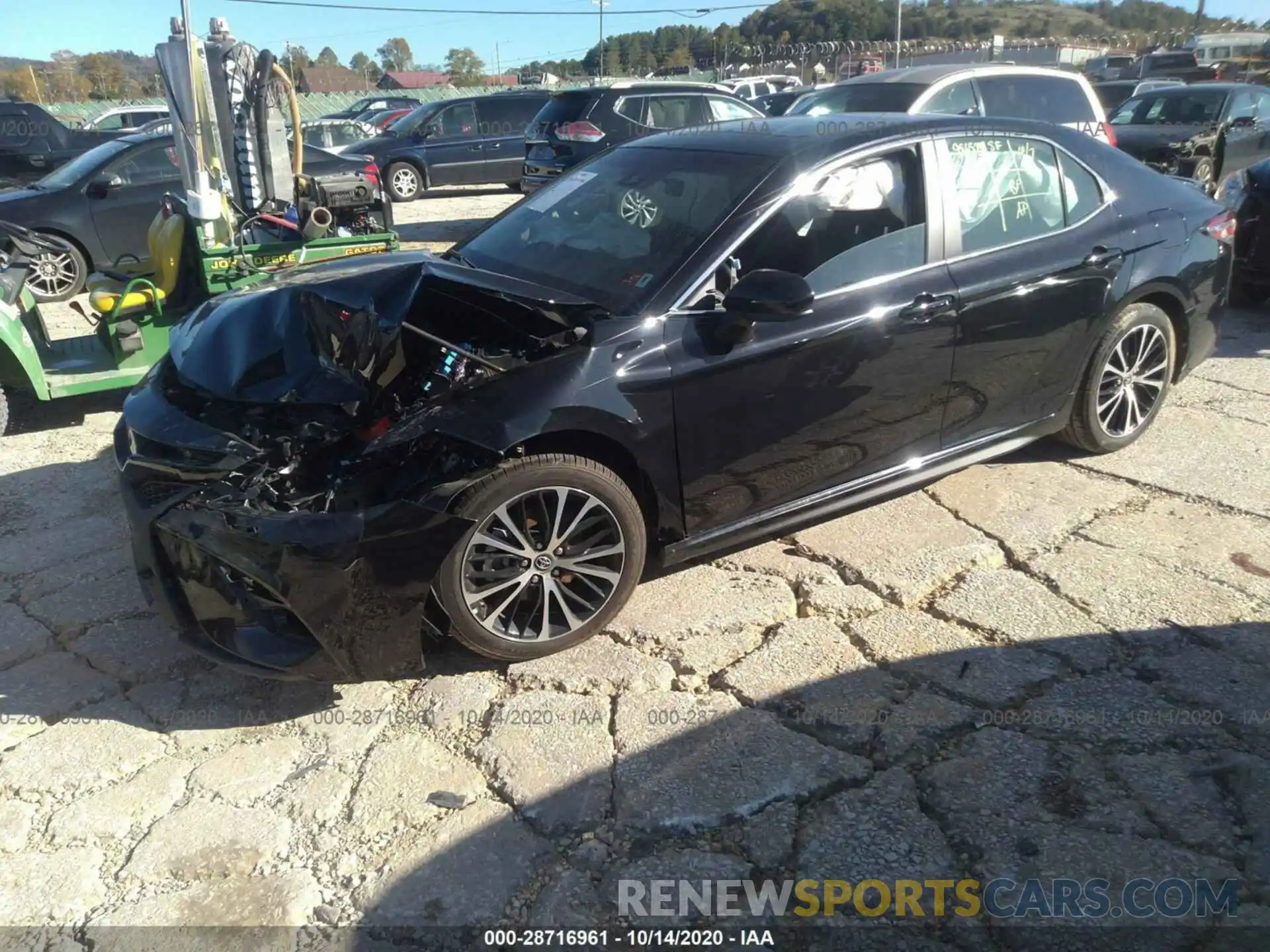 2 Photograph of a damaged car 4T1B11HK4KU841490 TOYOTA CAMRY 2019