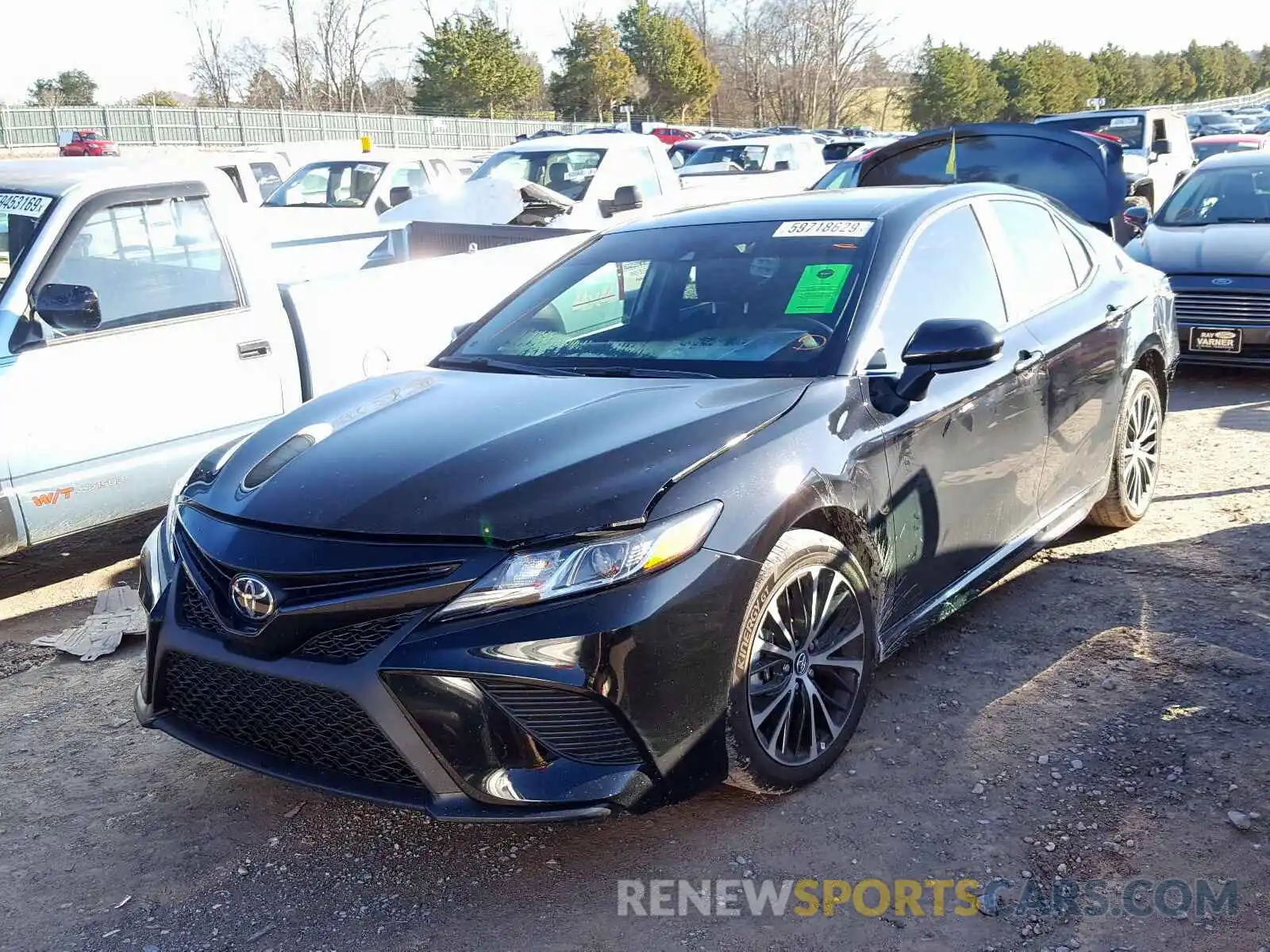 2 Photograph of a damaged car 4T1B11HK4KU843966 TOYOTA CAMRY 2019