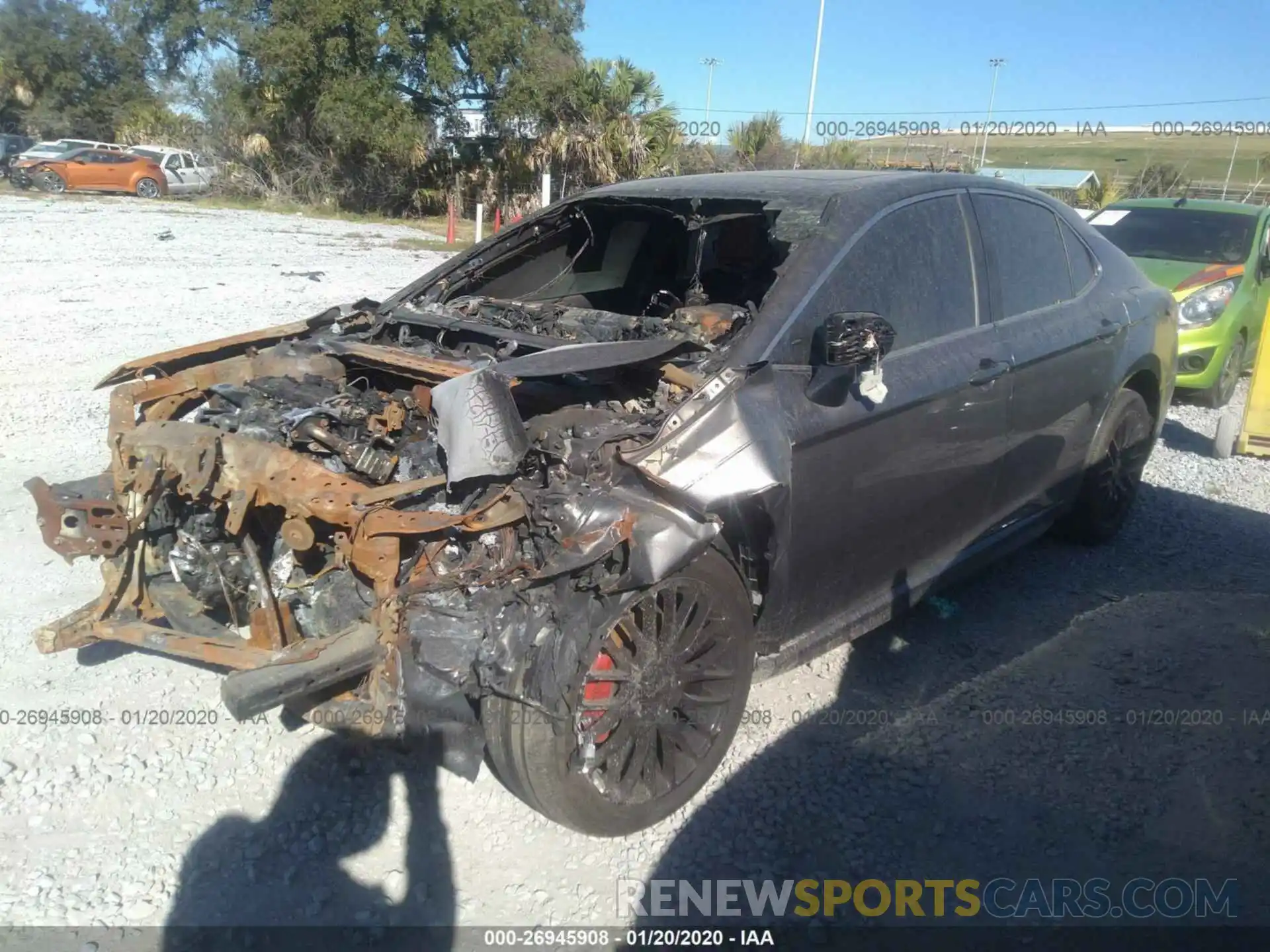 2 Photograph of a damaged car 4T1B11HK4KU844177 TOYOTA CAMRY 2019